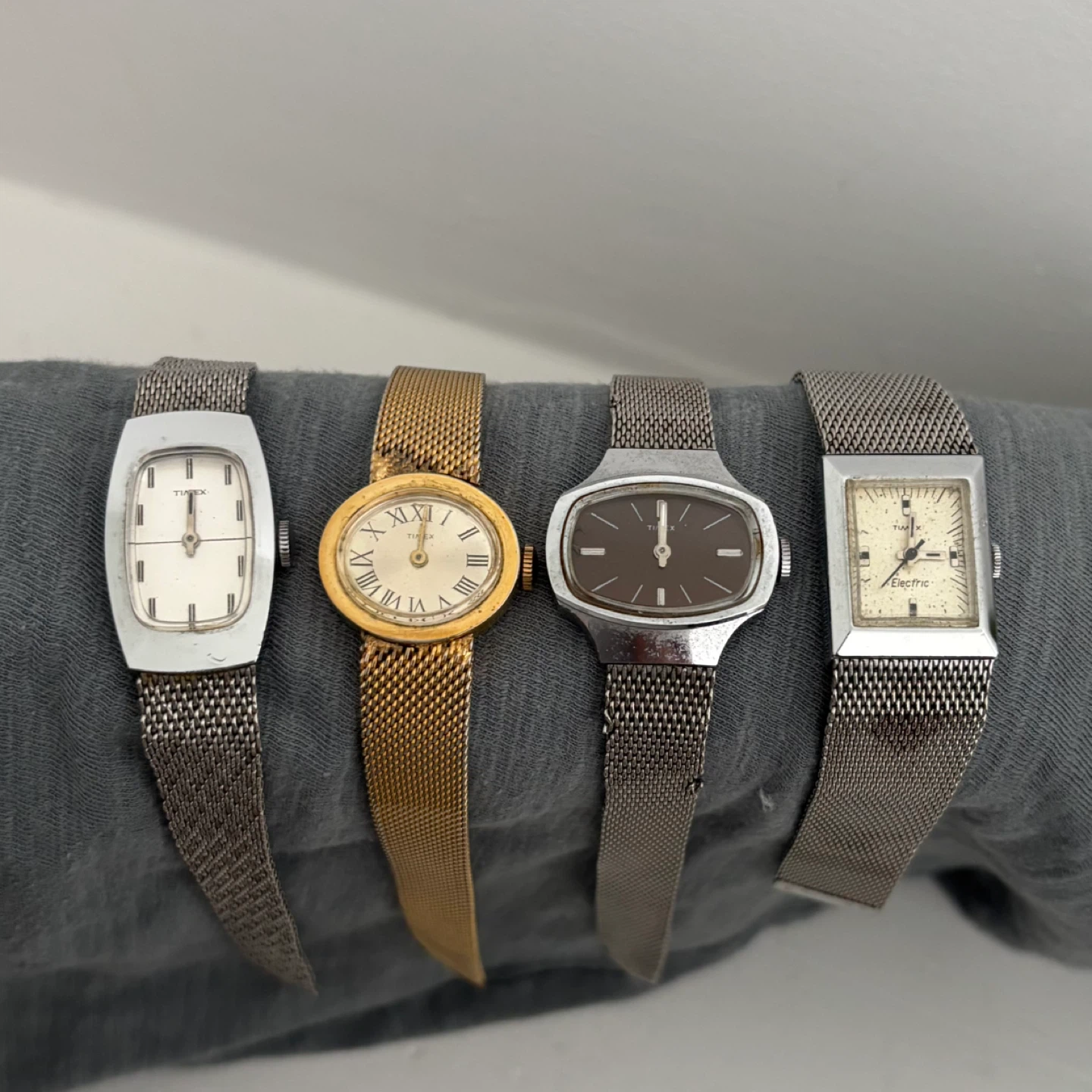 4 Vintage Timex Watch Lot