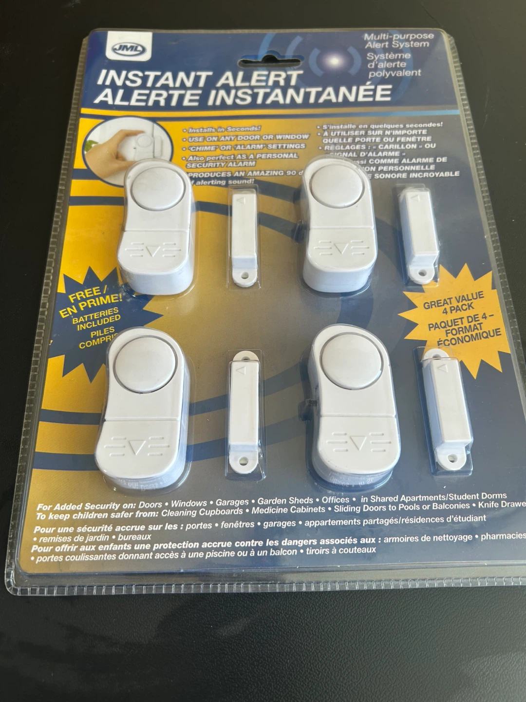 JML Instant Alert Multi-Purpose Alert System (4 Pack)