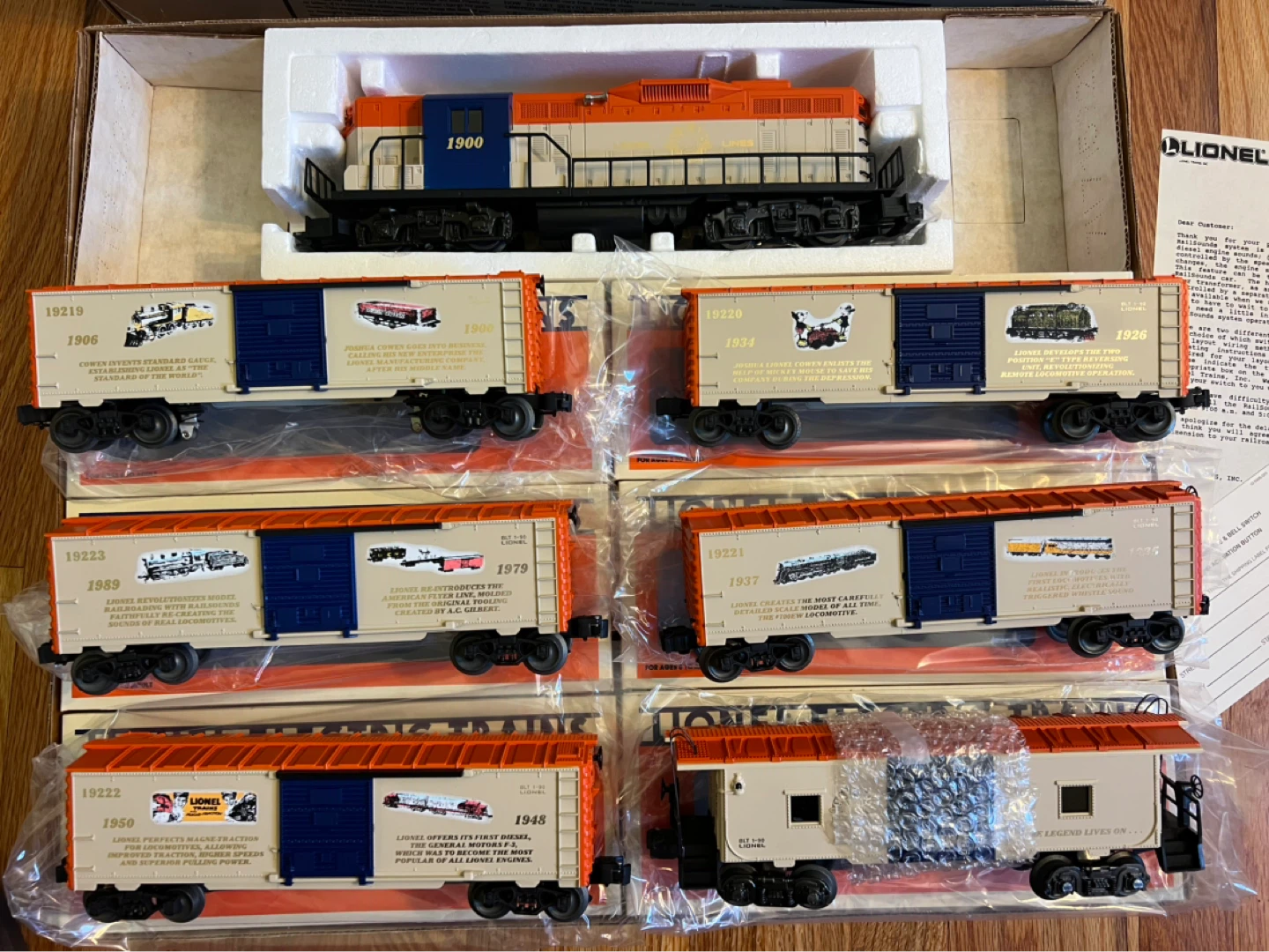 Lionel 1990 90TH Anniversary Electric Train Set - photo 2