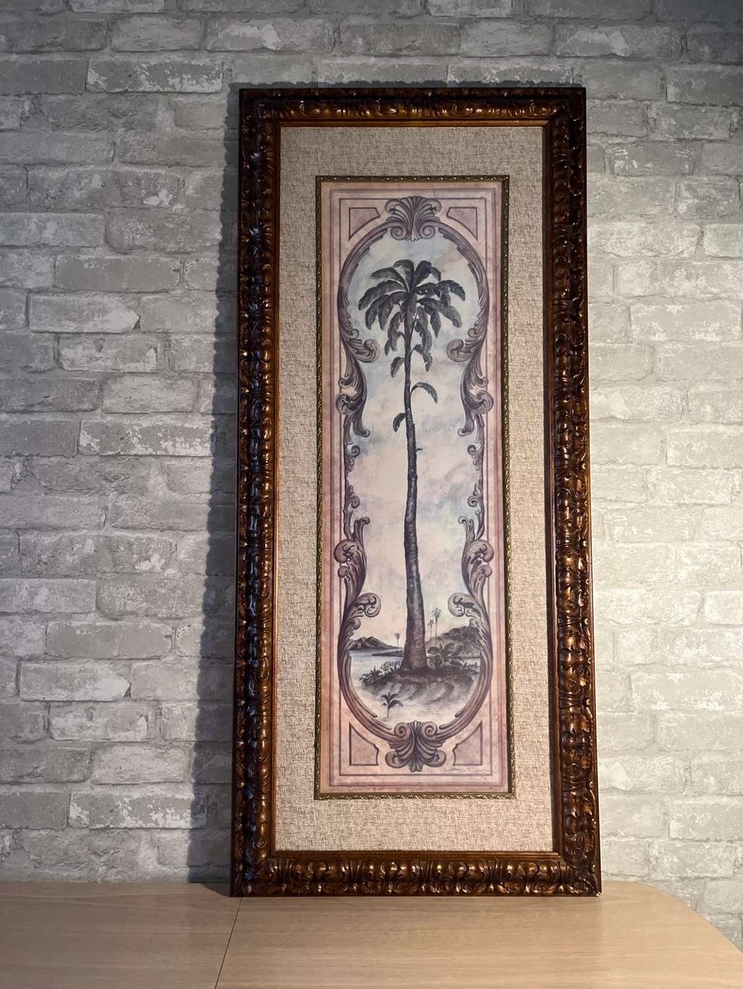 STEVE BUTLER- Framed Tropical Palm Tree Wall Art