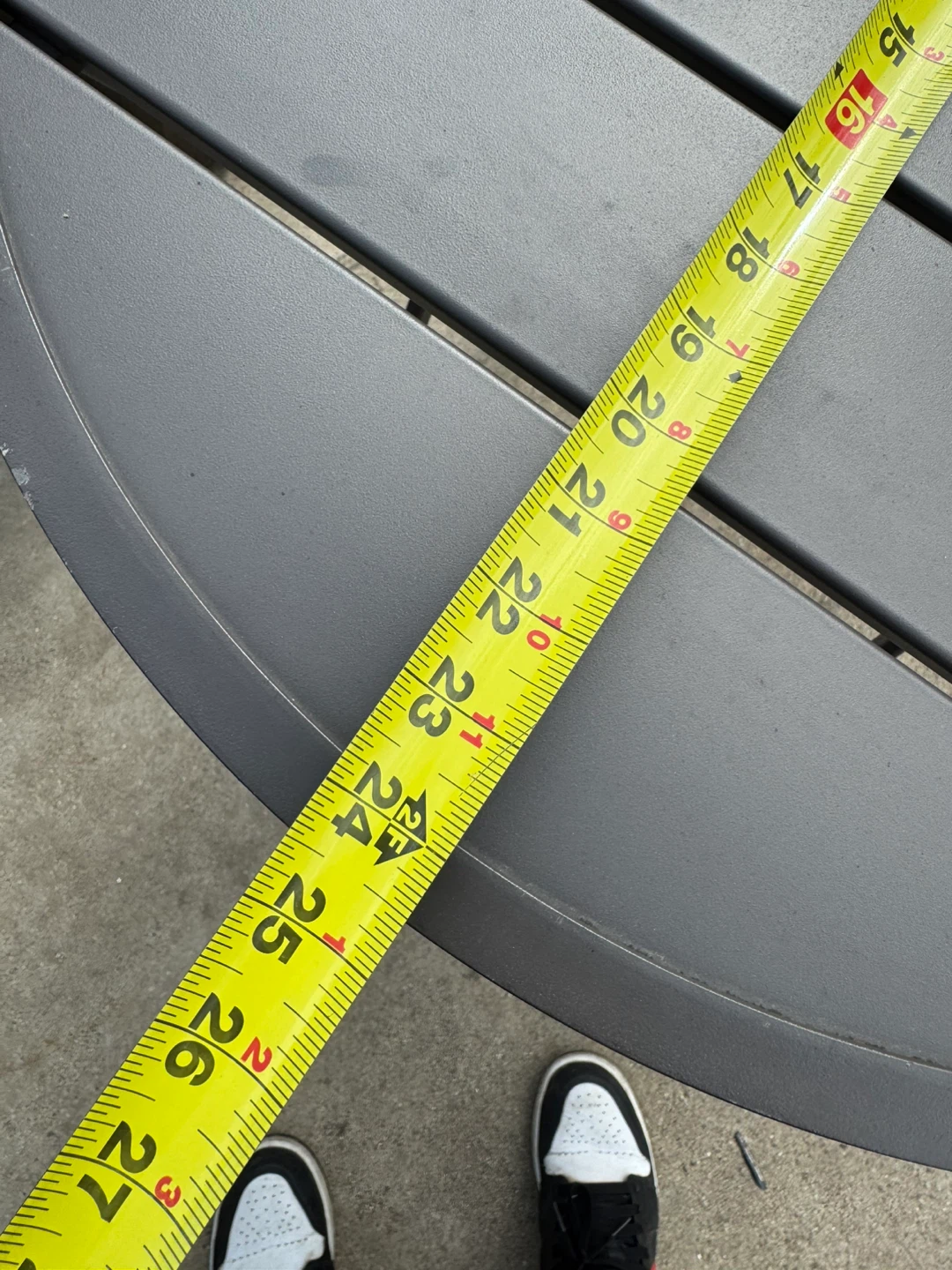 Round Metal Bistro Table - photo 3