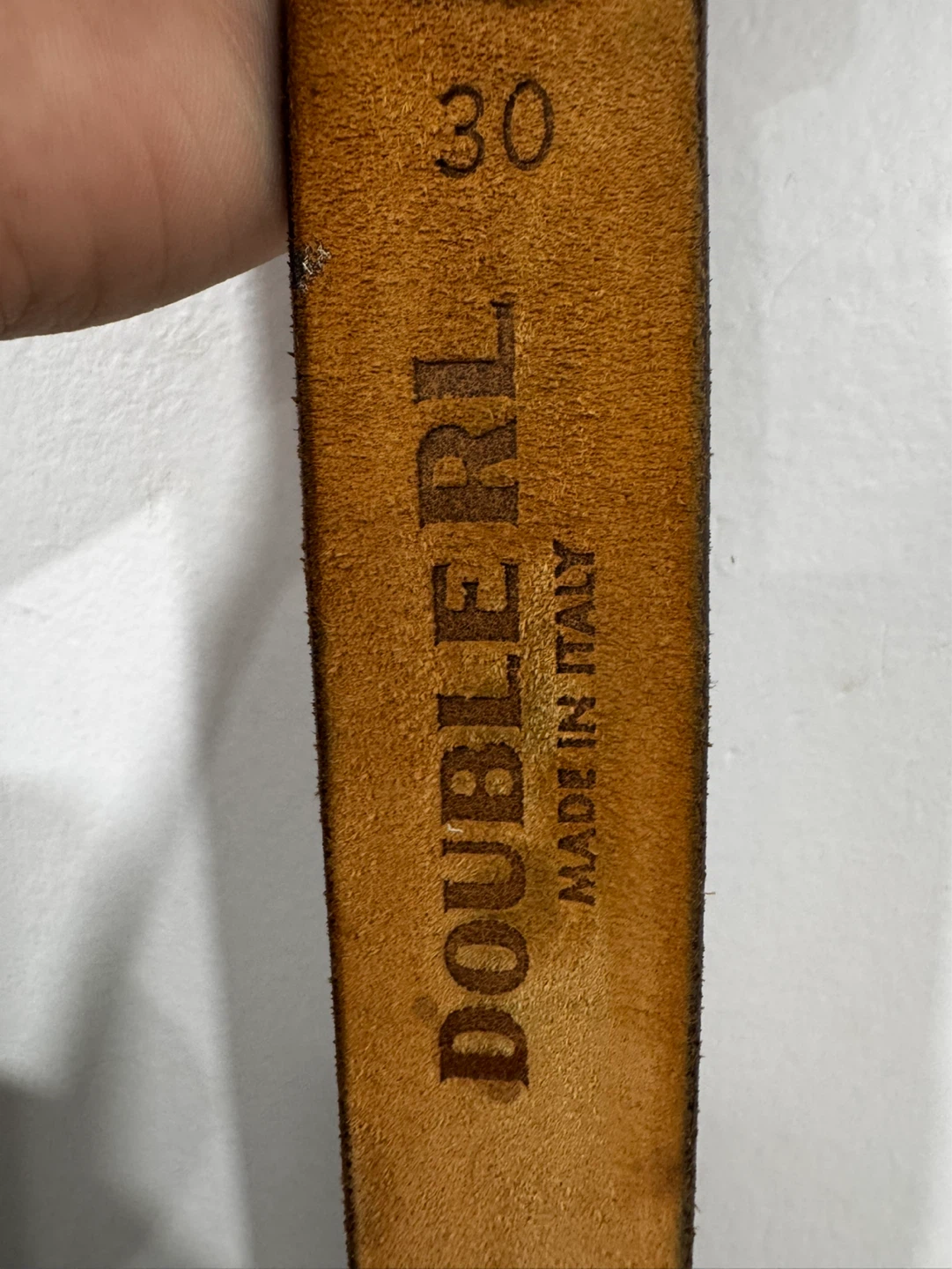 DoubleRL Leather Belt Size 30 - photo 2