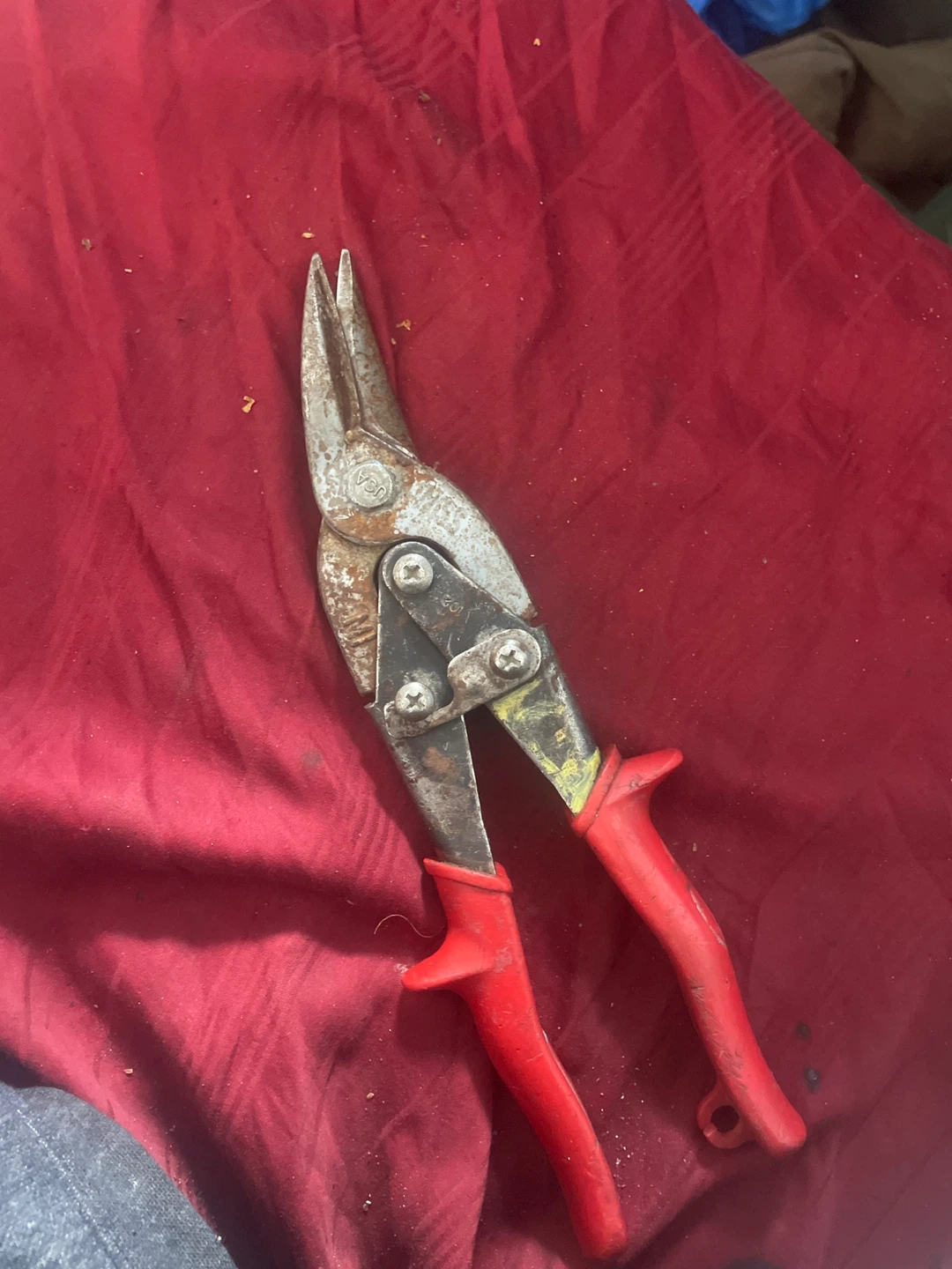 Vintage Metal Tin Snips Aviation Snips