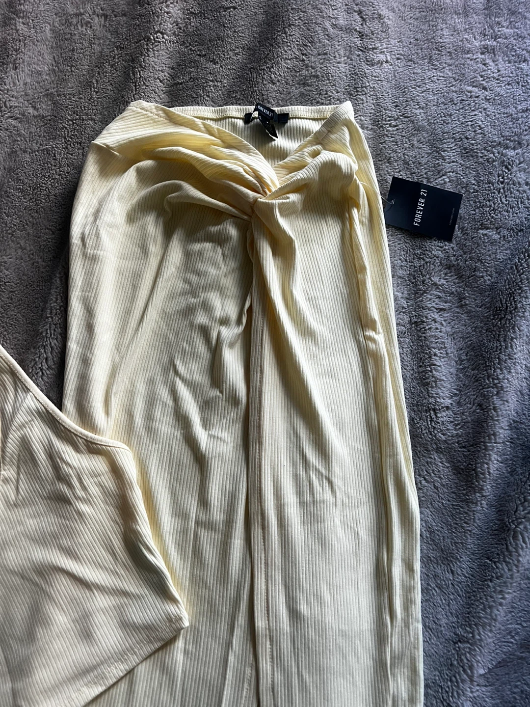 Forever 21 Ribbed Crop Top and Wrap Skirt Set - photo 4