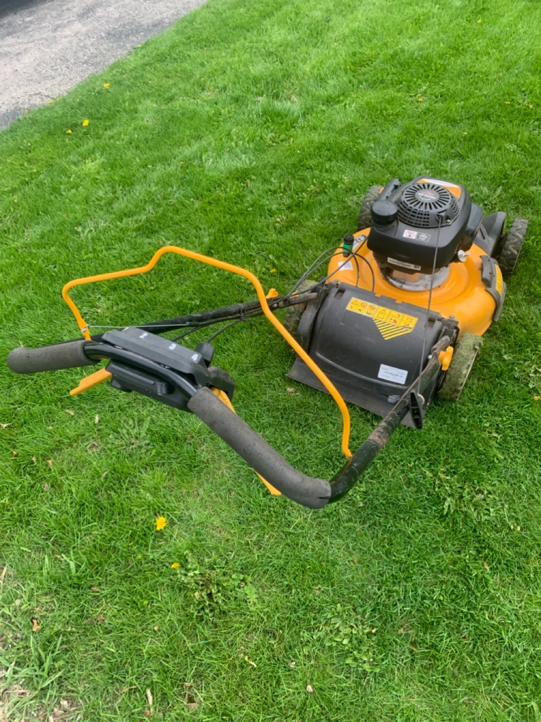 Cub Cadet Orange Push Lawn Mower with Honda GCV160 Engine - photo 3