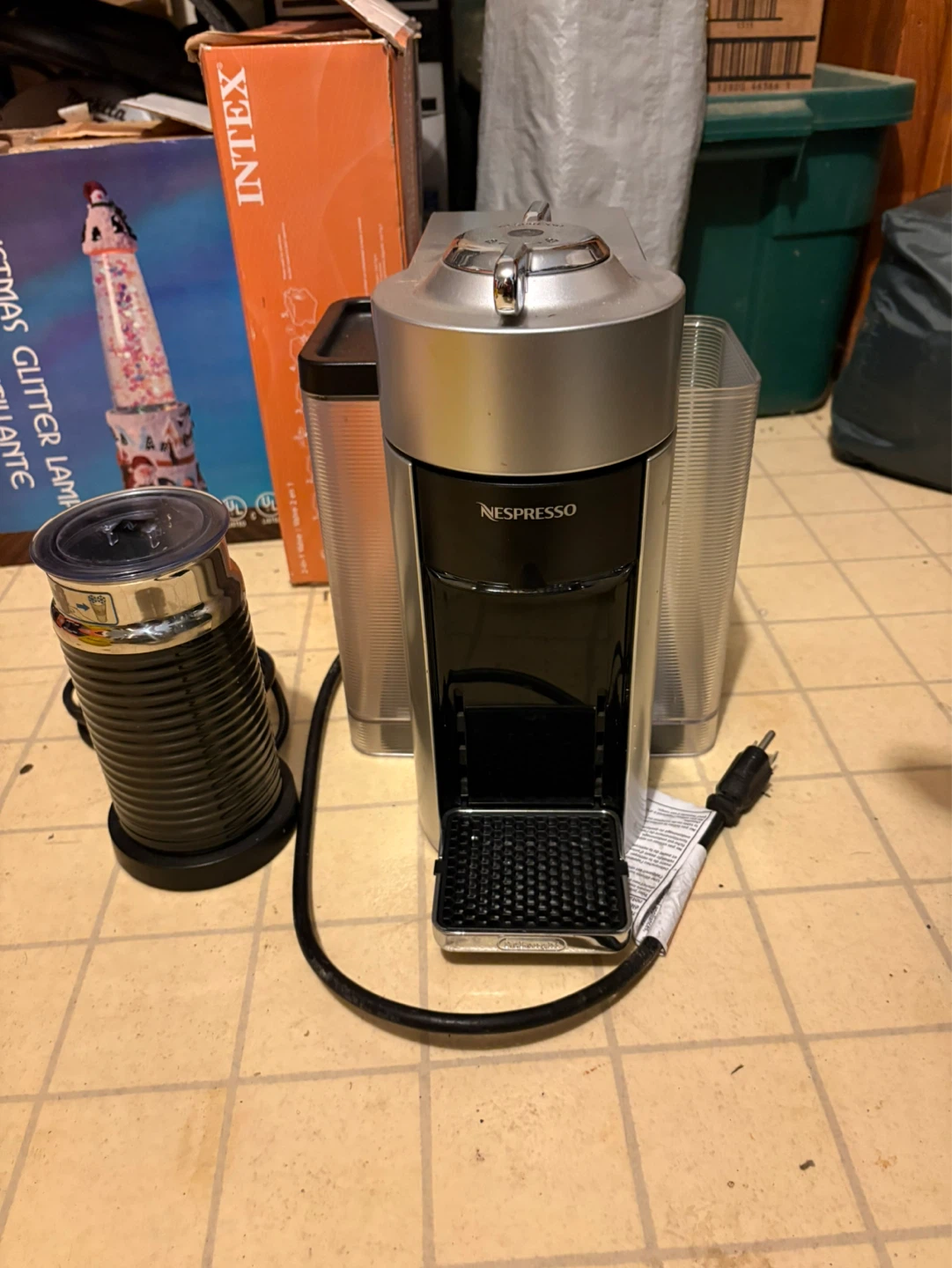 Nespresso Vertuo Coffee Machine with Aeroccino Milk Frother