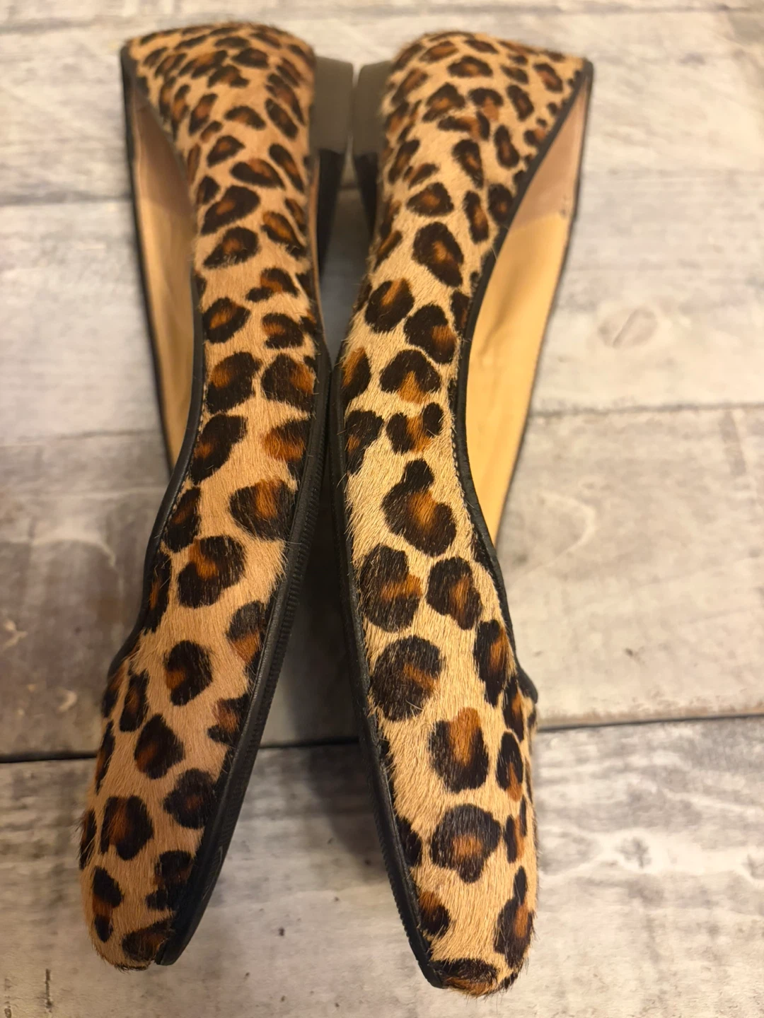 Saks fifth avenue Leopard Print calf Hair Flats - photo 4