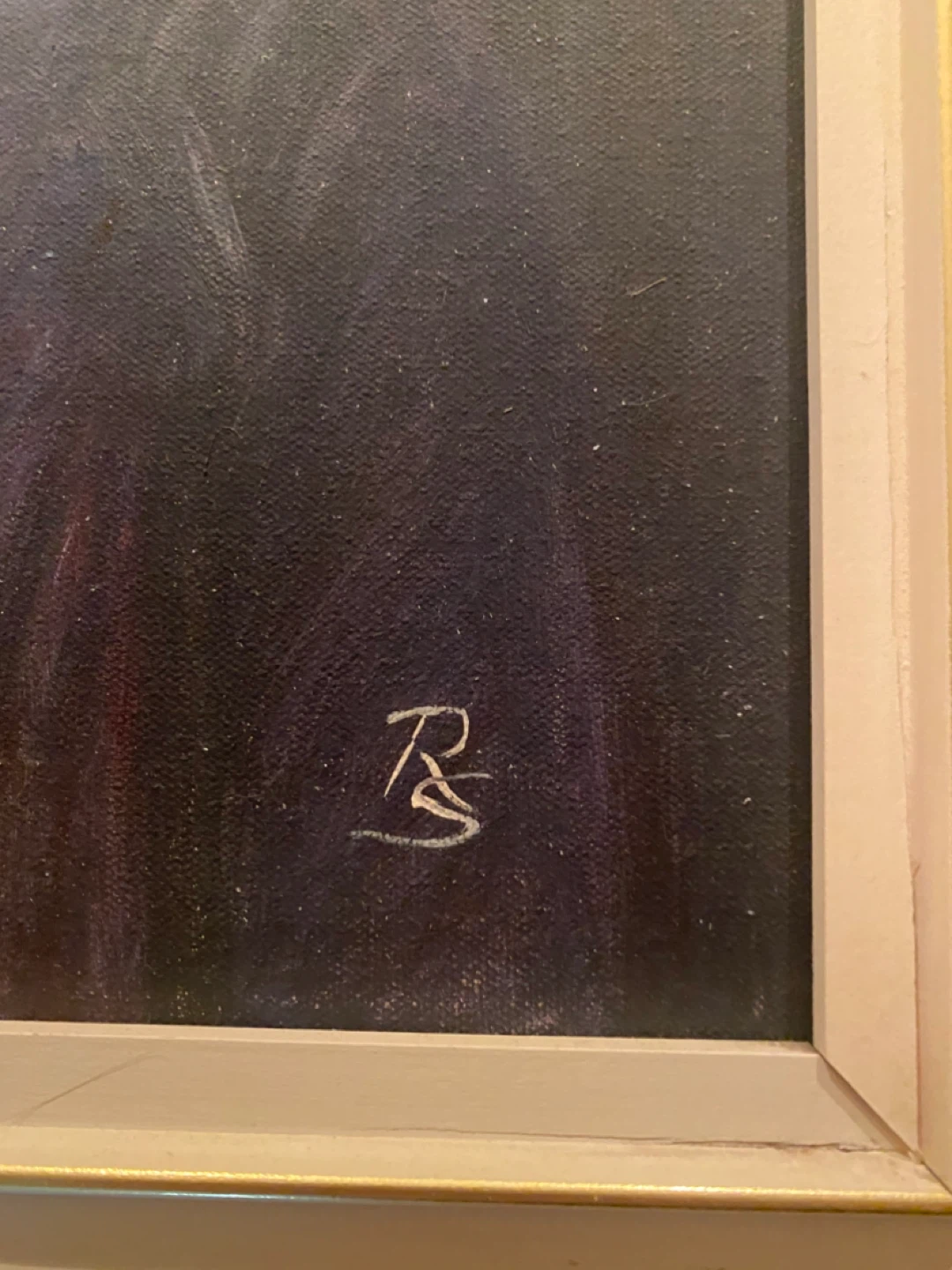 Framed Painting of Crying Child - photo 3