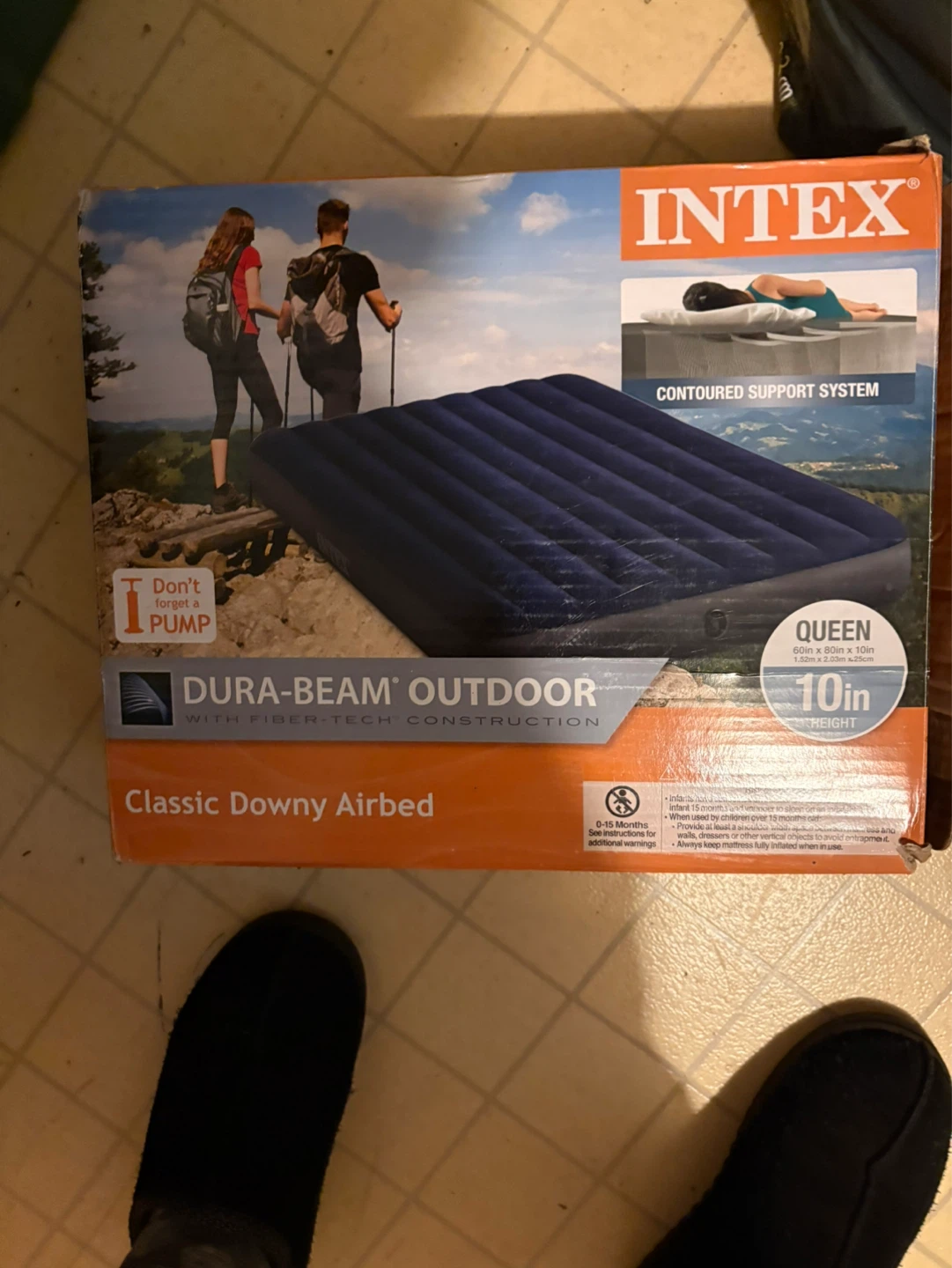 Intex Queen Dura-Beam Outdoor Airbed + 10 man tent - photo 4