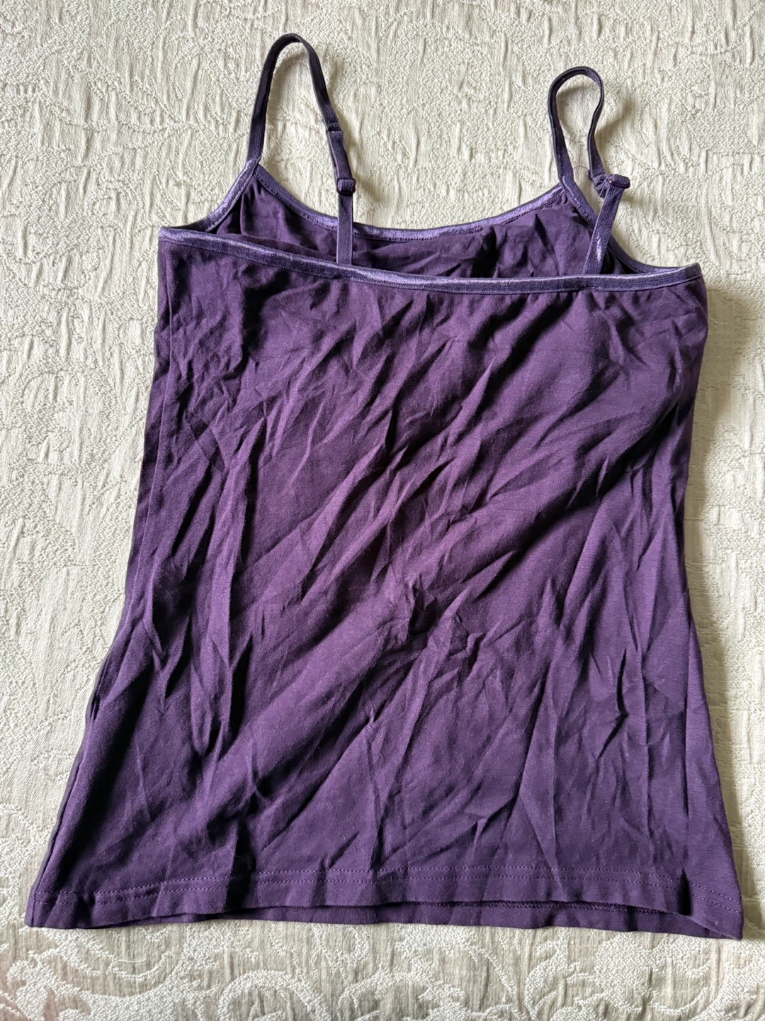 Suzy Signature Tee Purple Camisole Top Size M - photo 5