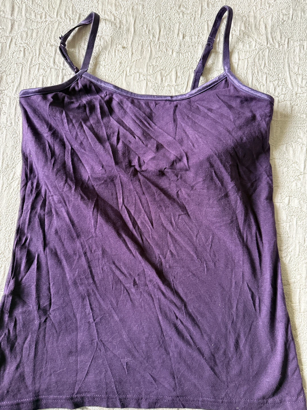Suzy Signature Tee Purple Camisole Top Size M