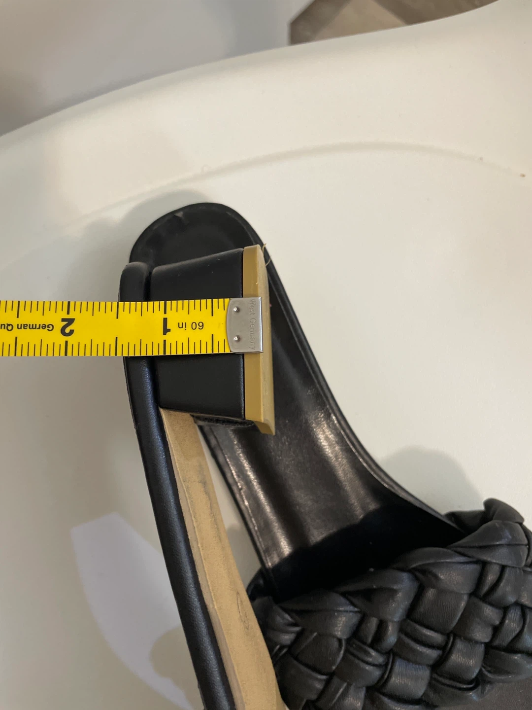 Black Woven Slide Sandals - photo 3