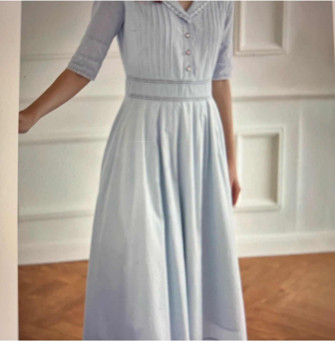 Simple Retro Women's Dress Size L