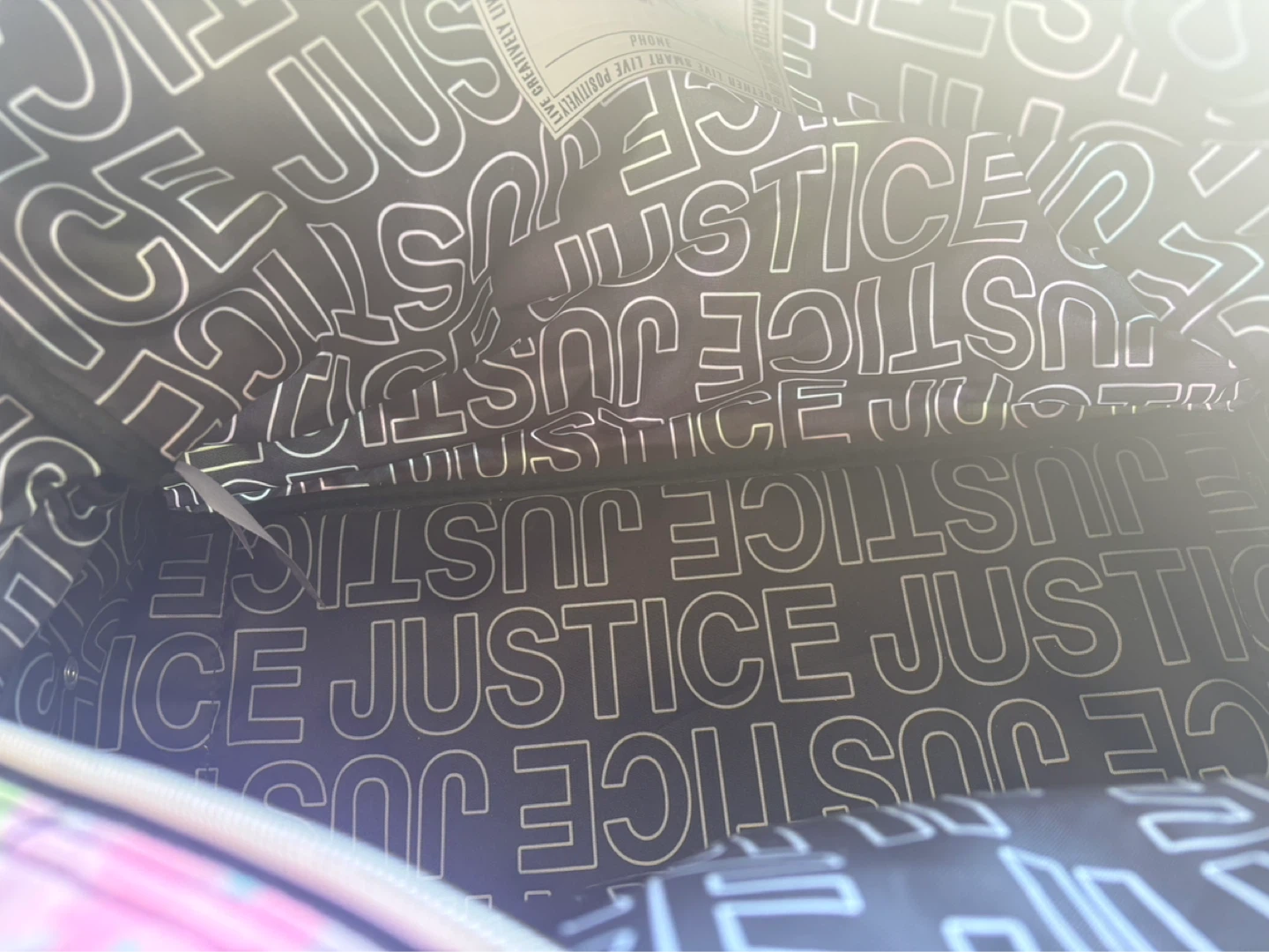 Justice Butterfly Print Duffle Bag - photo 2