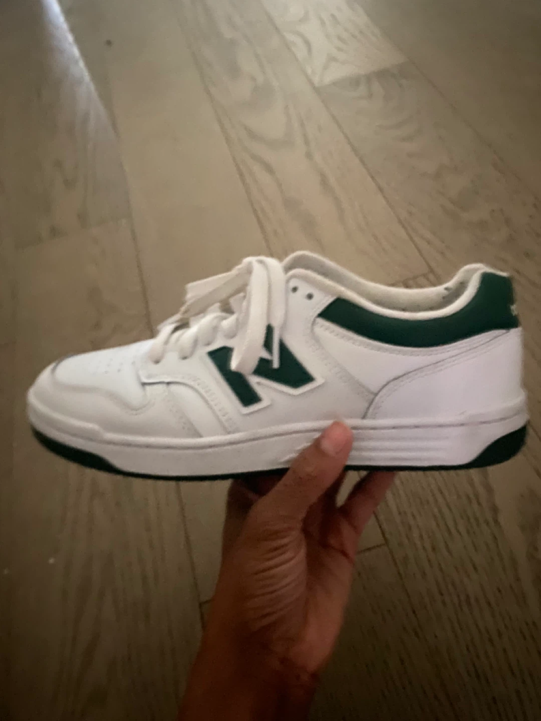 New Balance Sneakers White/Green Size 10 - photo 5