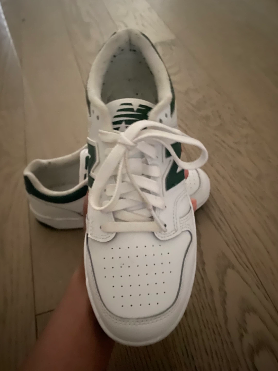 New Balance Sneakers White/Green Size 10 - photo 3