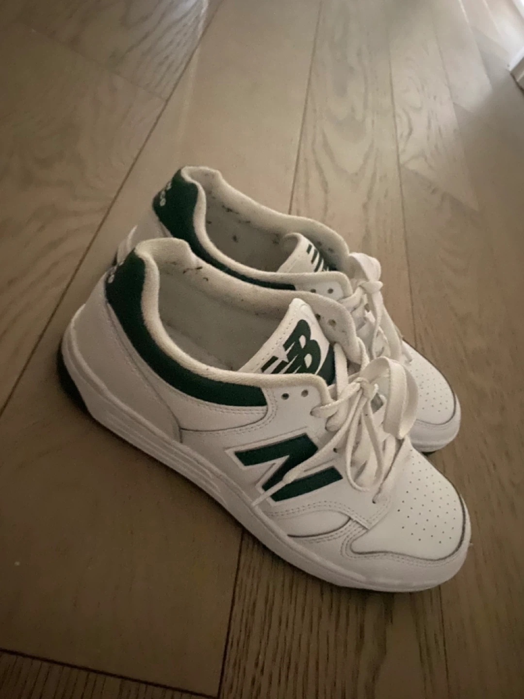 New Balance Sneakers White/Green Size 10 - photo 4