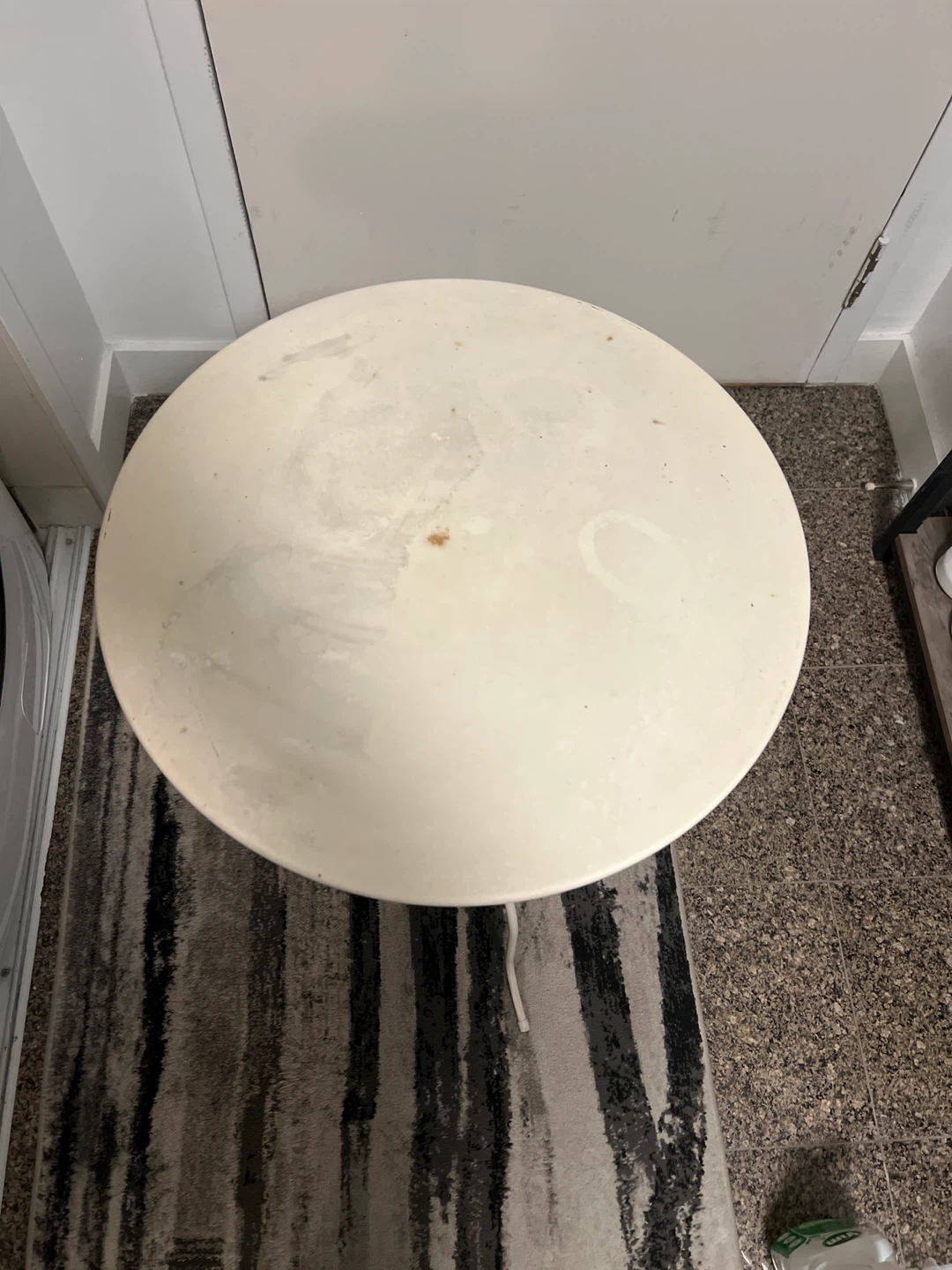 Round Metal Side Table for patio - photo 2