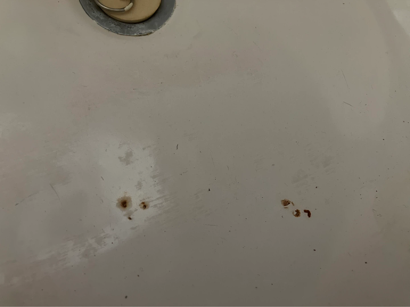 White Bathroom Sink with Faucet - photo 3