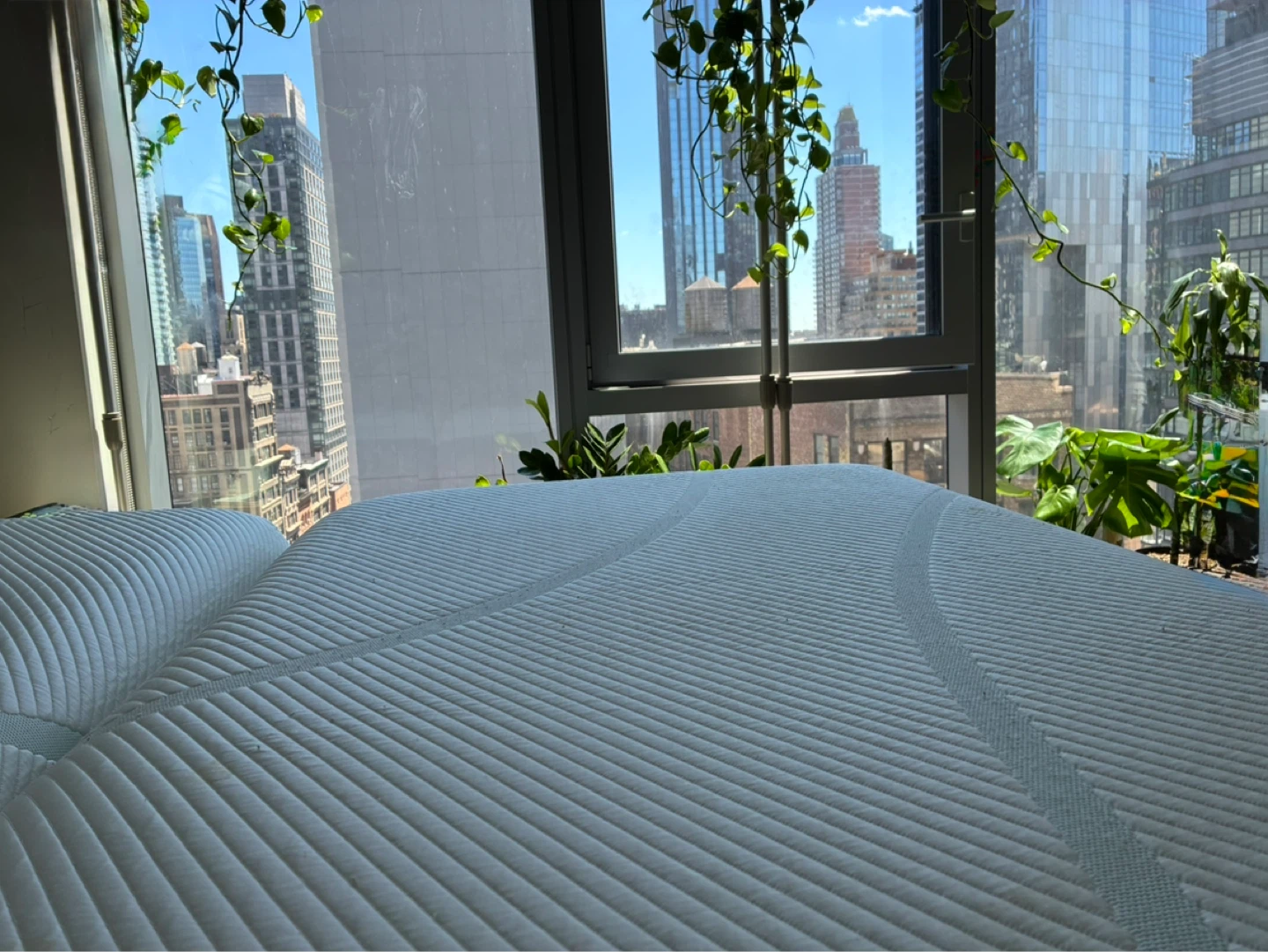 Tempur-Pedic Mattress Split King Adjustable Frame Free Pillows