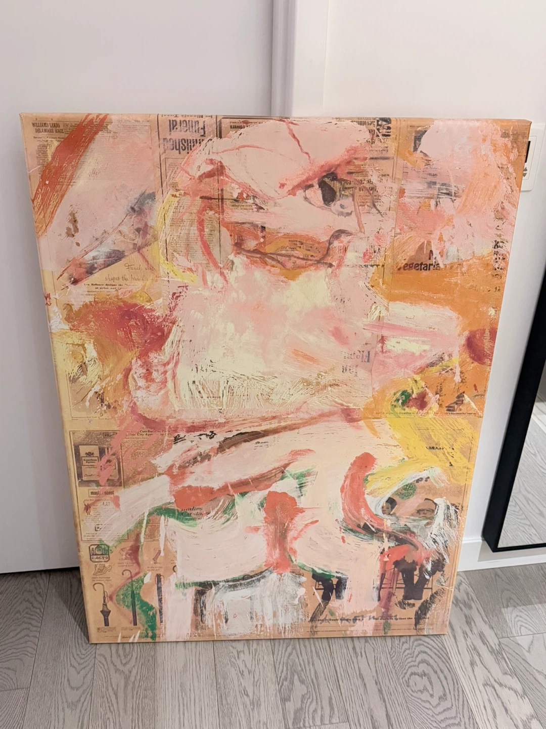 De Kooning Abstract Expressionist art print Canvas wall decor