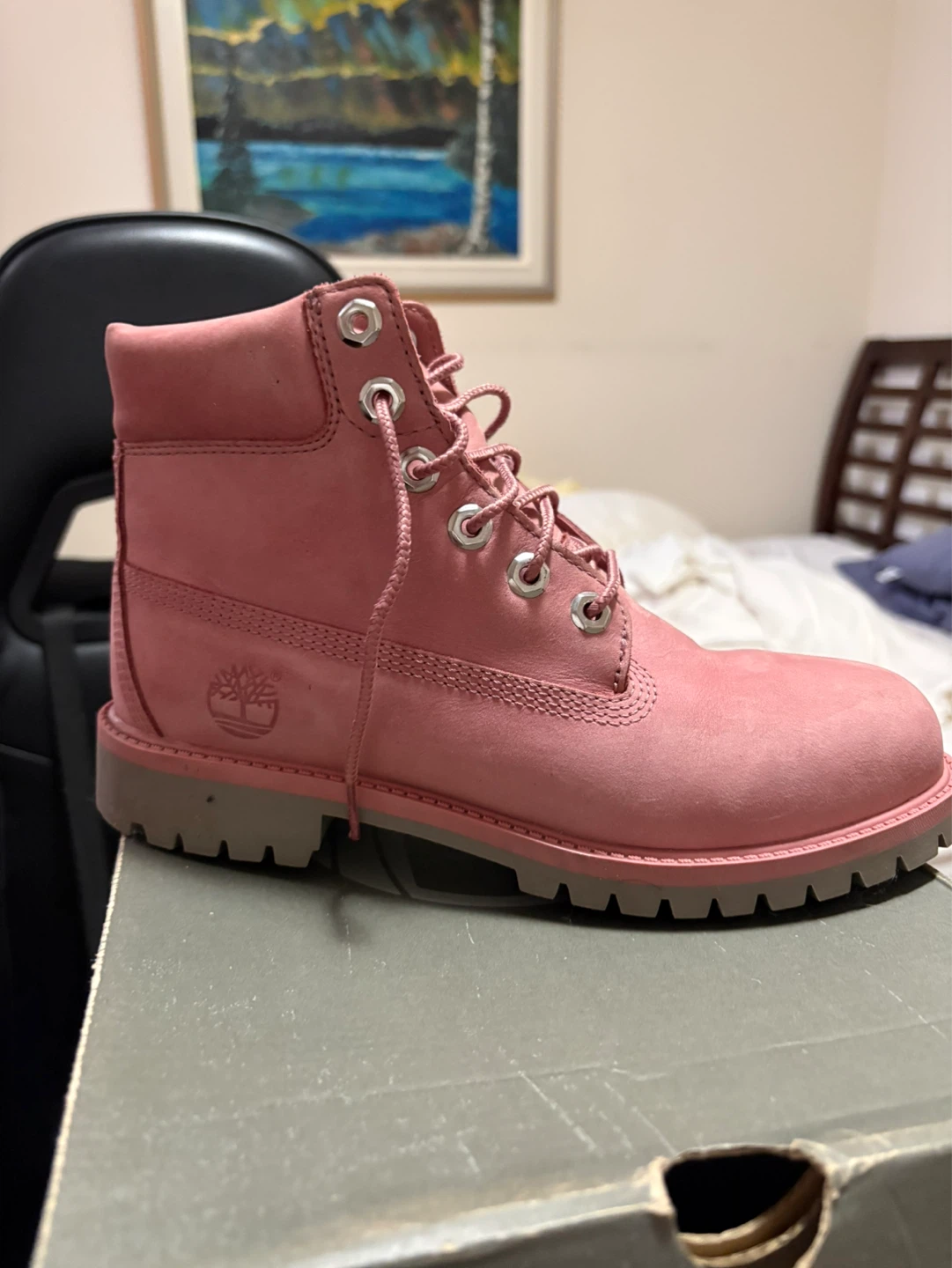 Timberland Pink Junior Boots Size 5.5 - photo 2