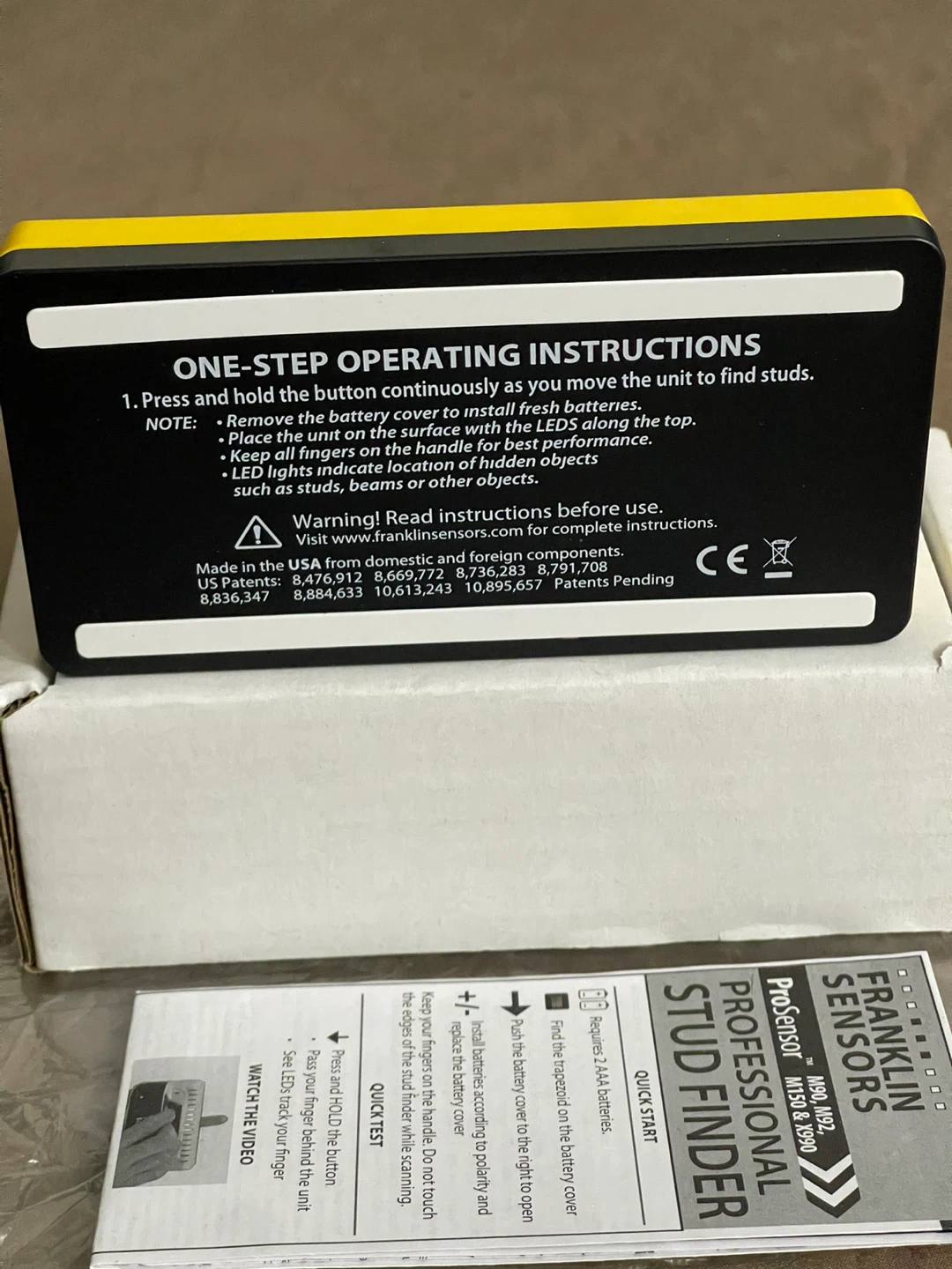 Franklin Sensors ProSensor M90 Professional Stud Finder - photo 3