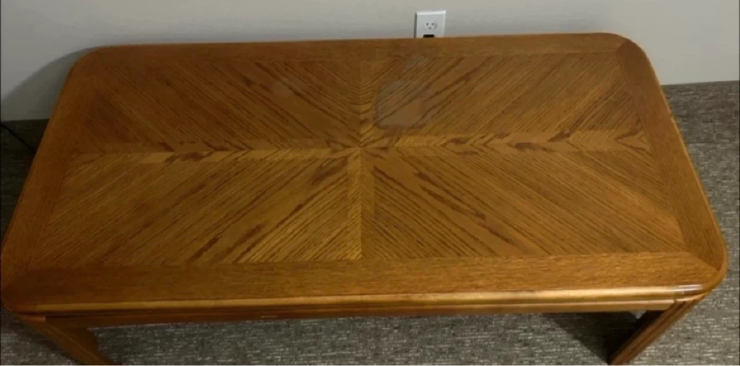 🌱 Large Wooden Coffee Table