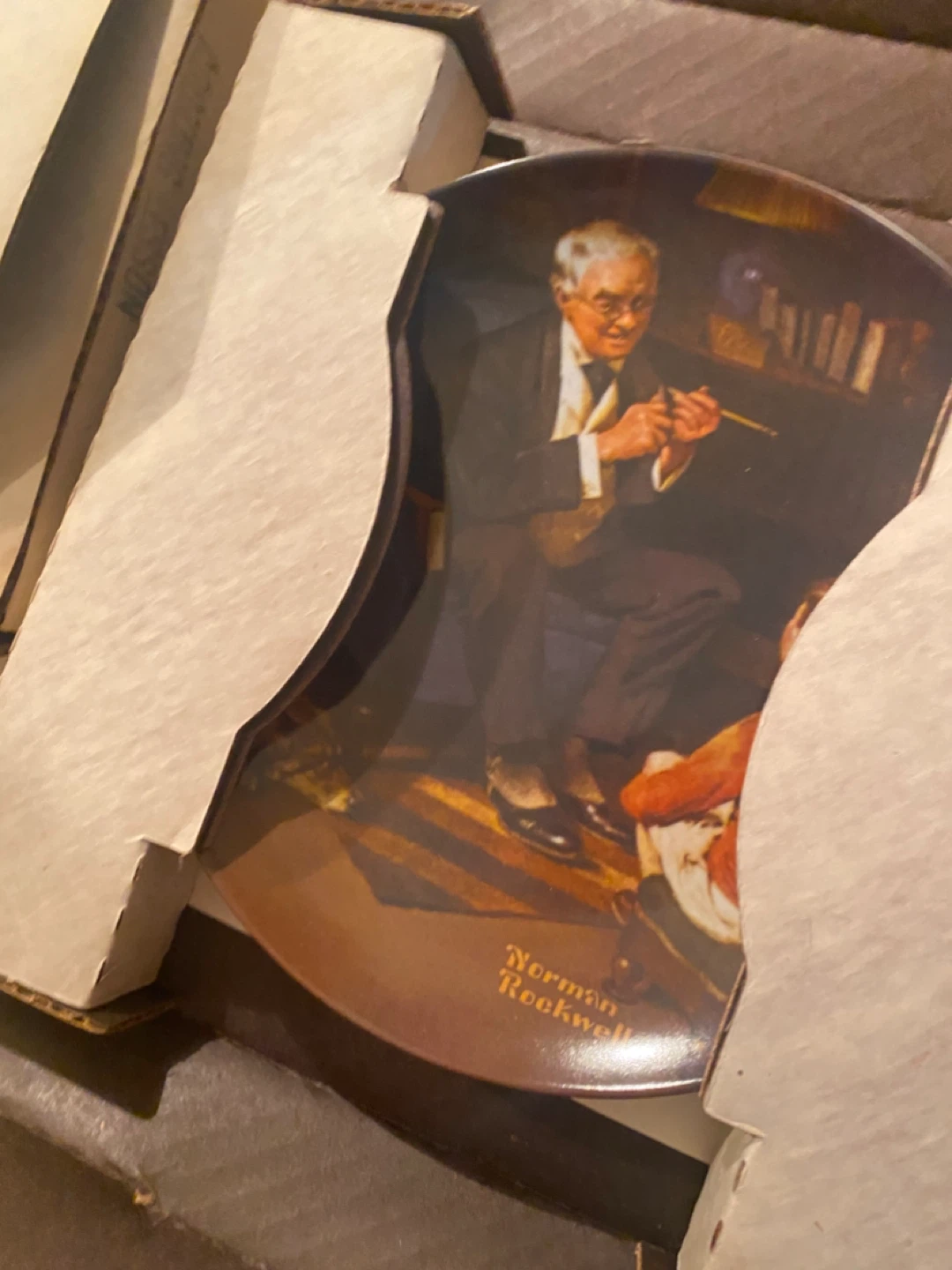 Norman Rockwell Collector Plates Set