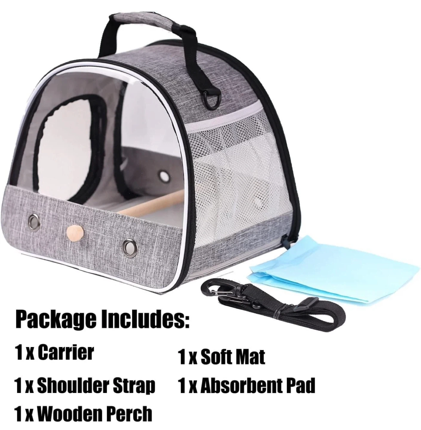 Pet Bird Carrier Travel Bag - photo 3