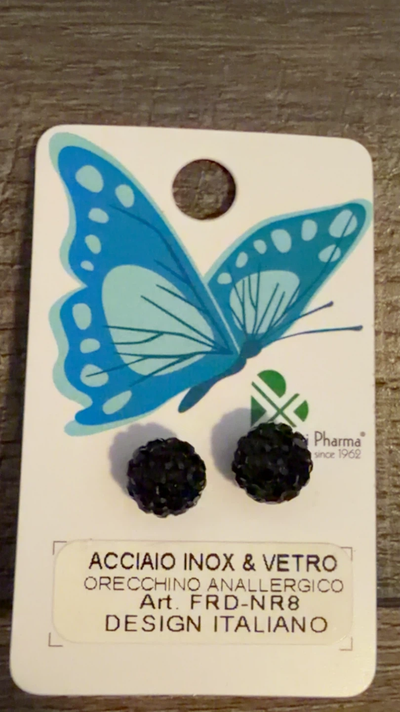 Pharma Black Sparkle Earrings - photo 2