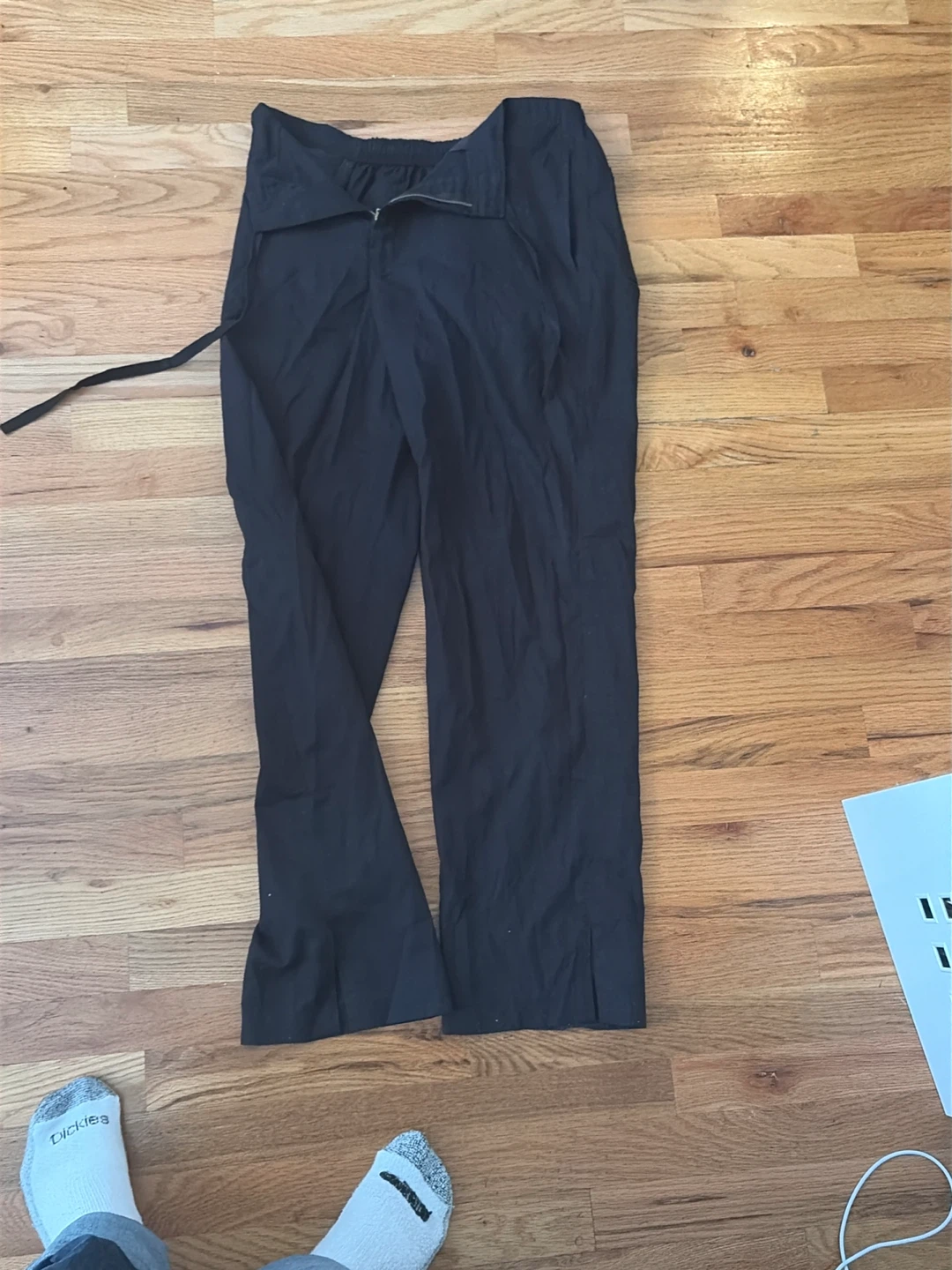 Black Wide Leg Pants by Nata