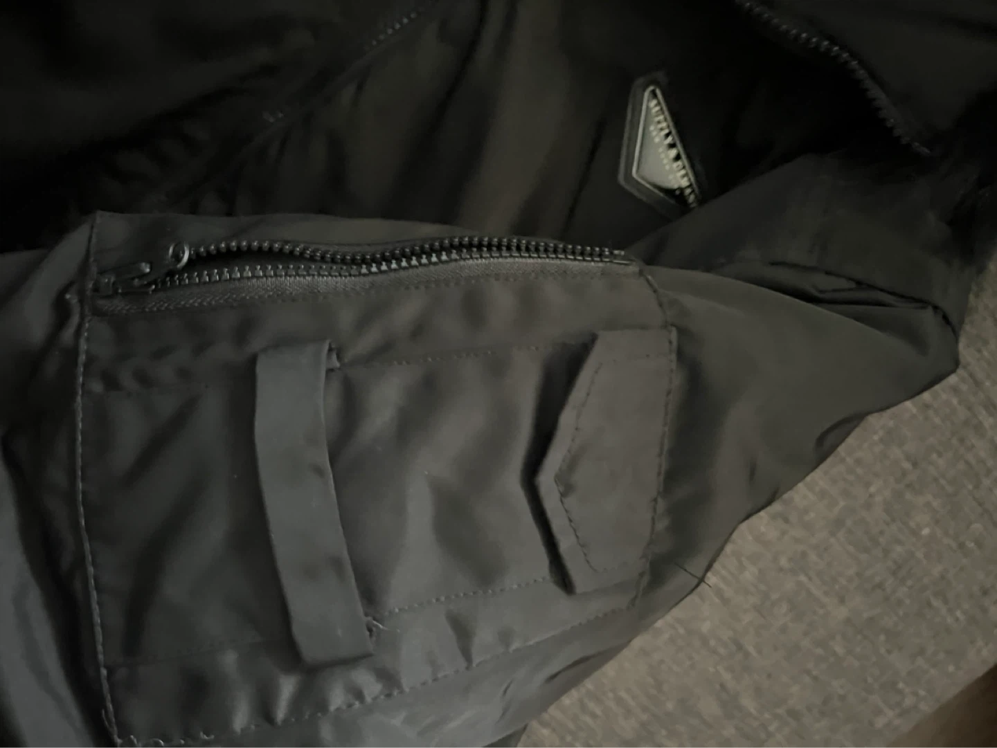 Supply & Demand Black Bomber Jacket with Orange Lining - photo 4