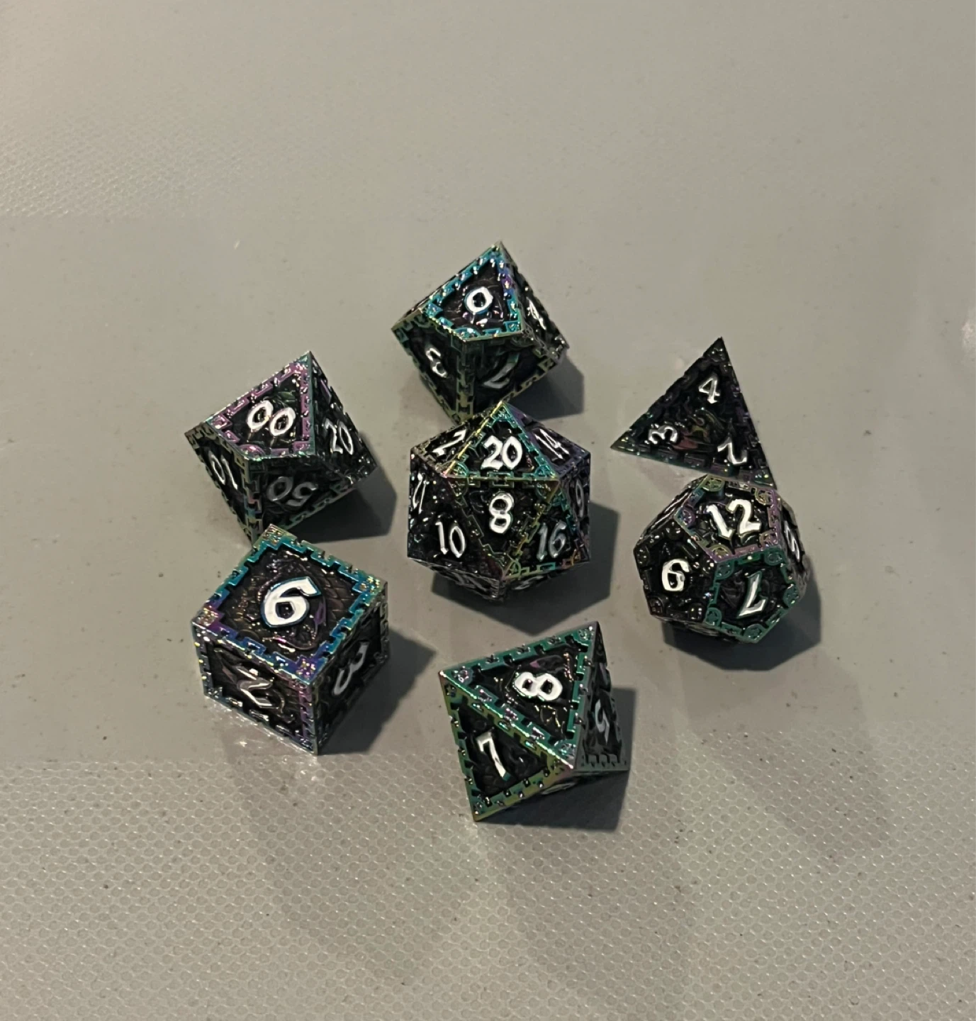 Metal DND Dice Set