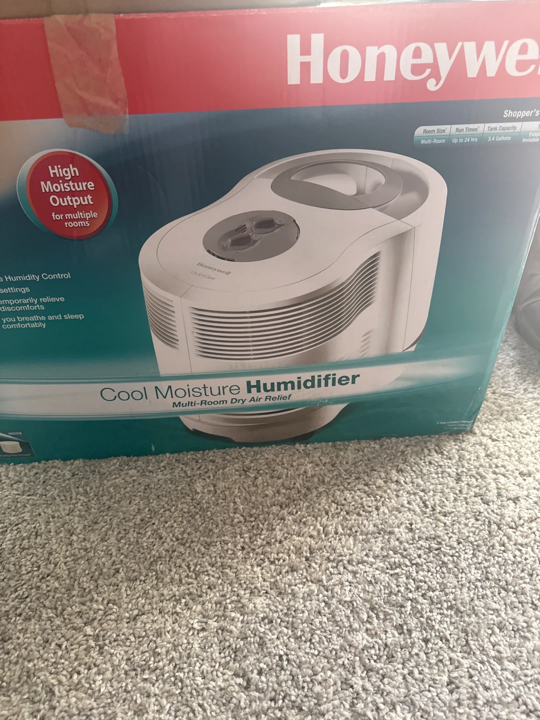 Honeywell Cool Moisture Humidifier