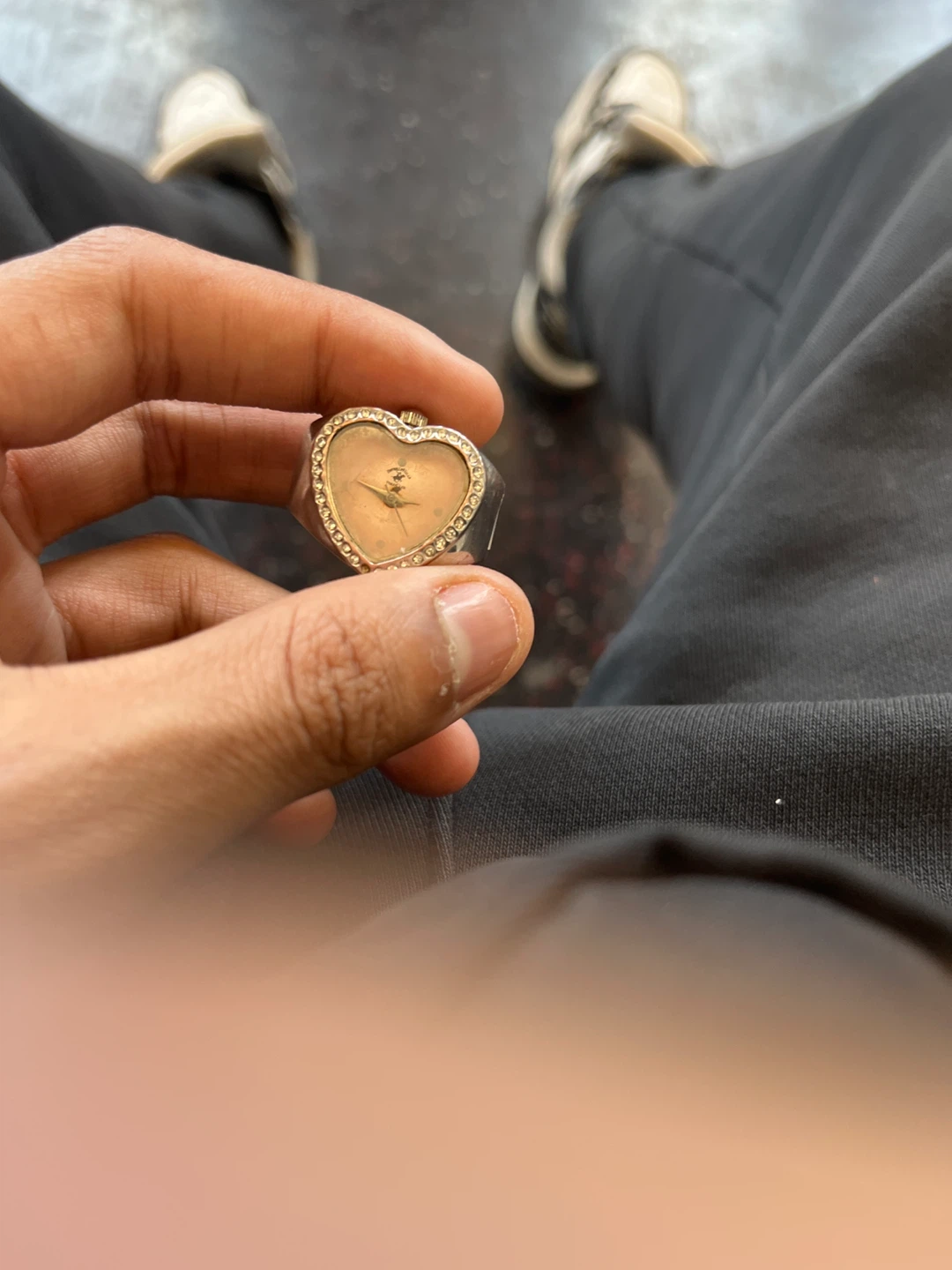 Chanel Heart Watch Ring