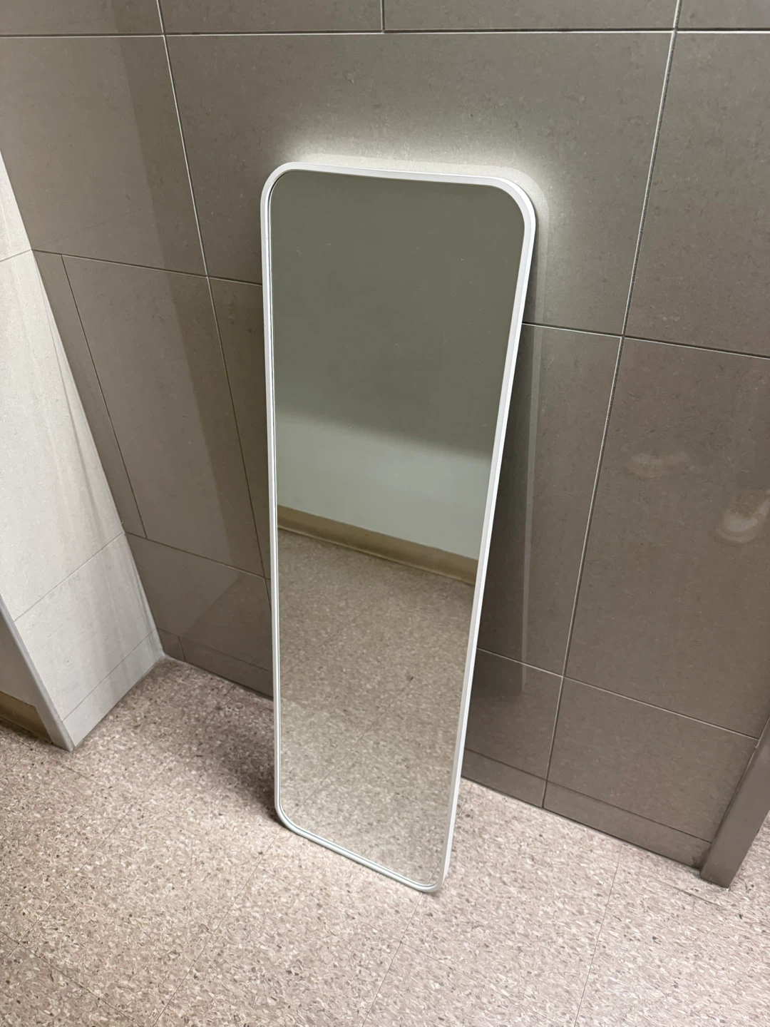 White Framed Full Length Mirror