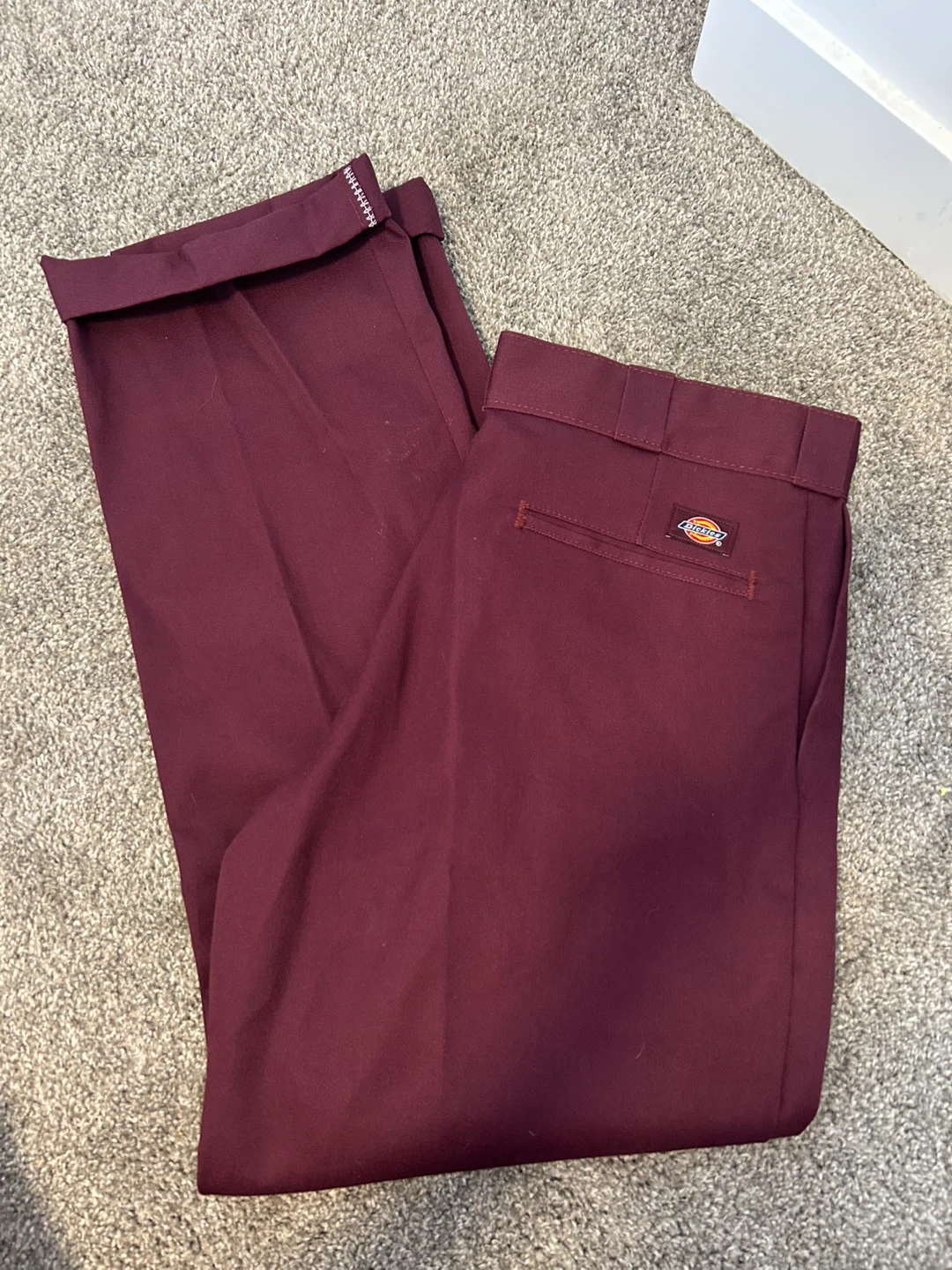 Dickies 874 Burgundy Work Pants