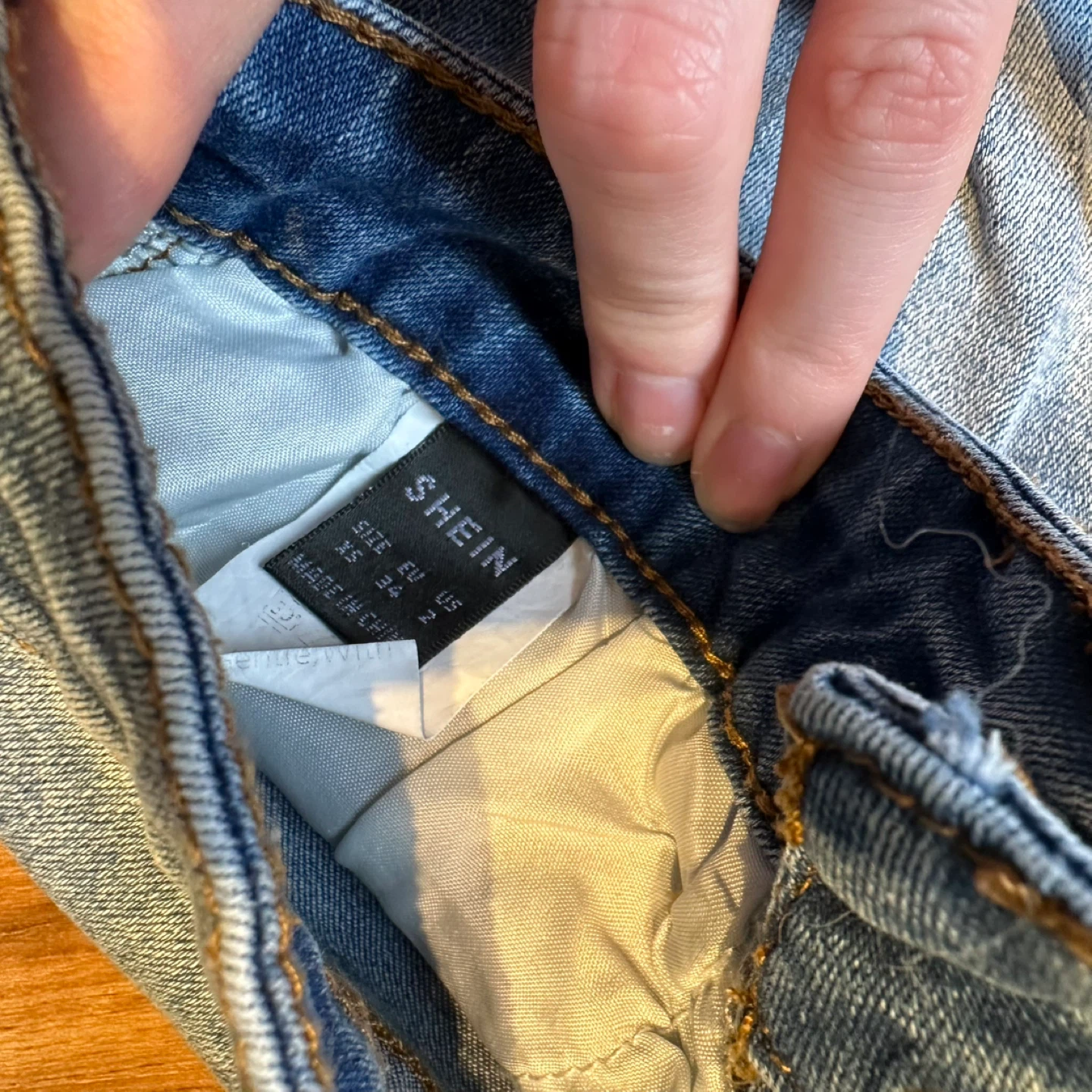 Distressed Denim Shorts - photo 3