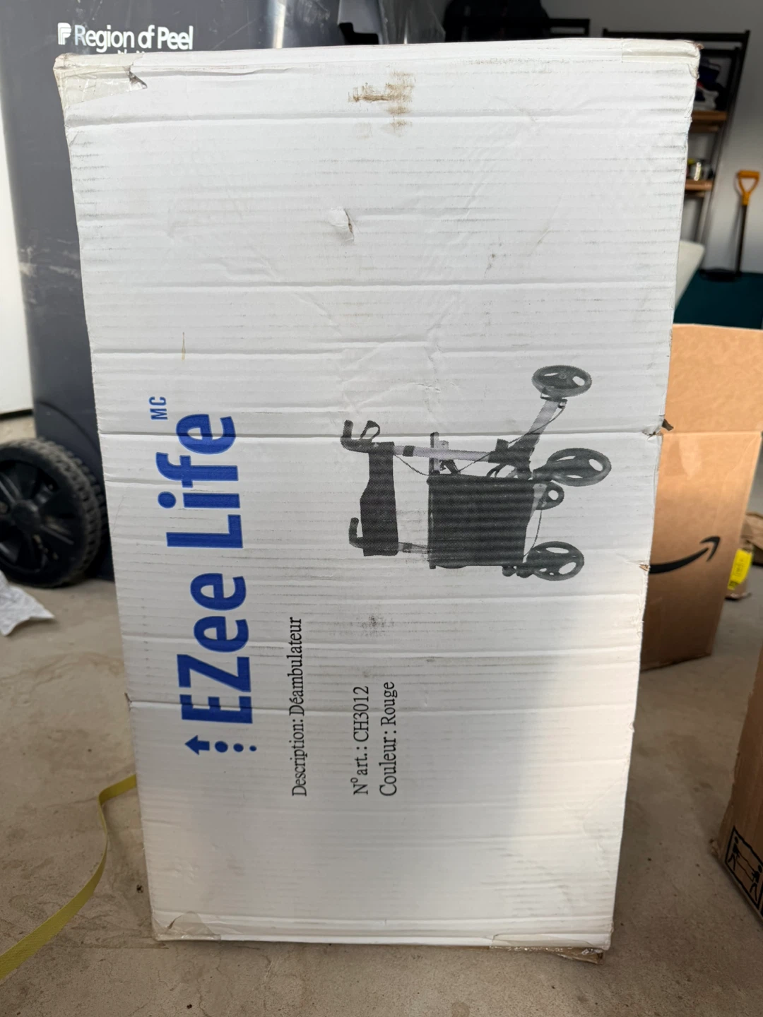 EZee Life "X" Frame Folding Rollator - Red - photo 5