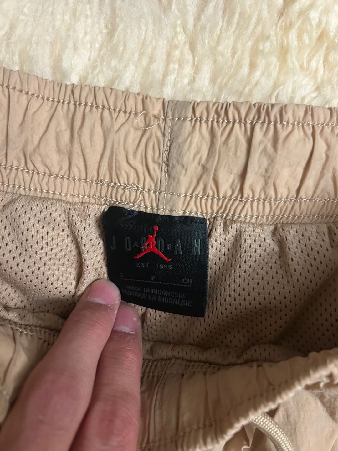 Jordan Track Pants - Tan - Size S - photo 2