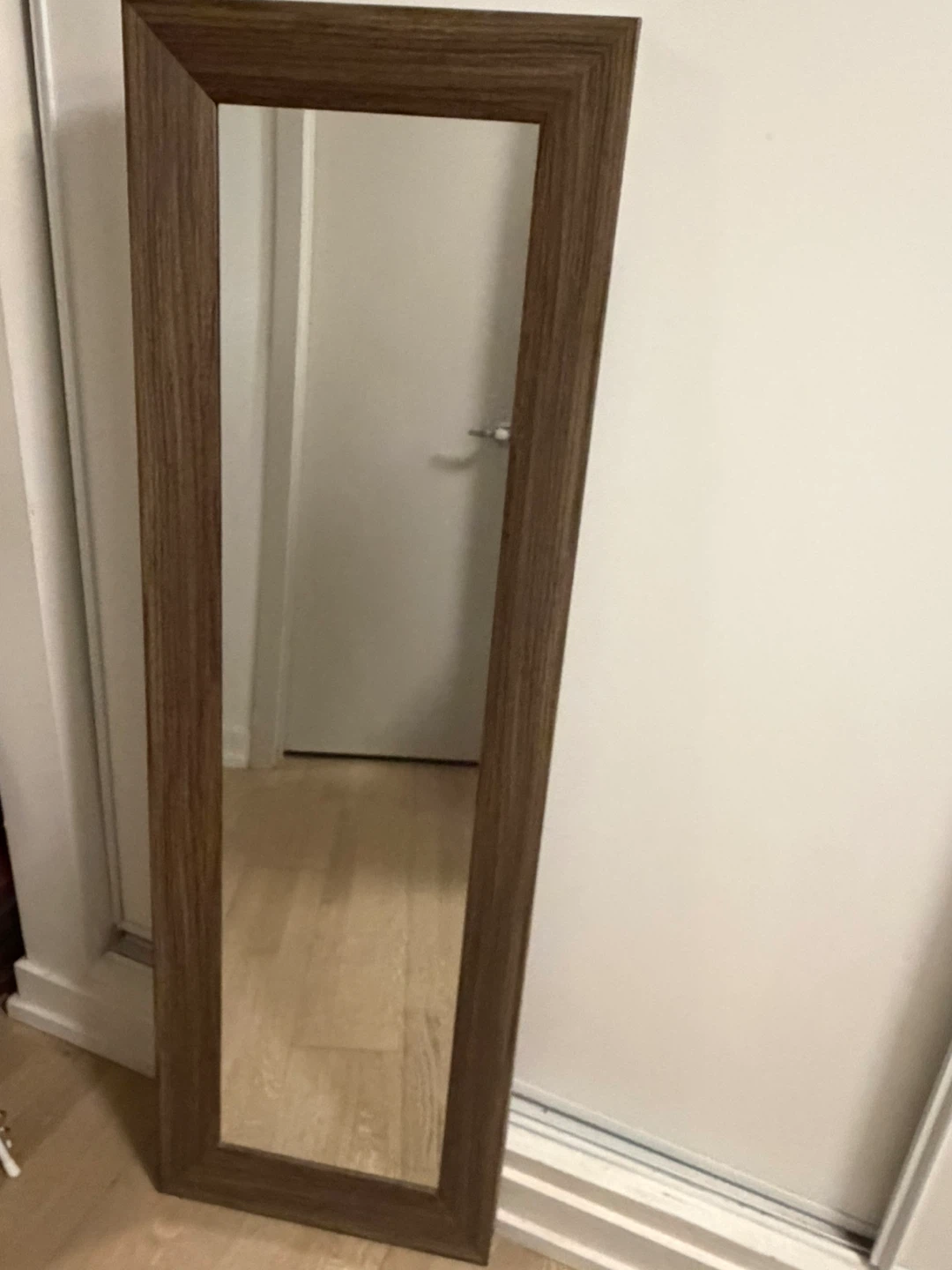 Mirror with Wood Frame