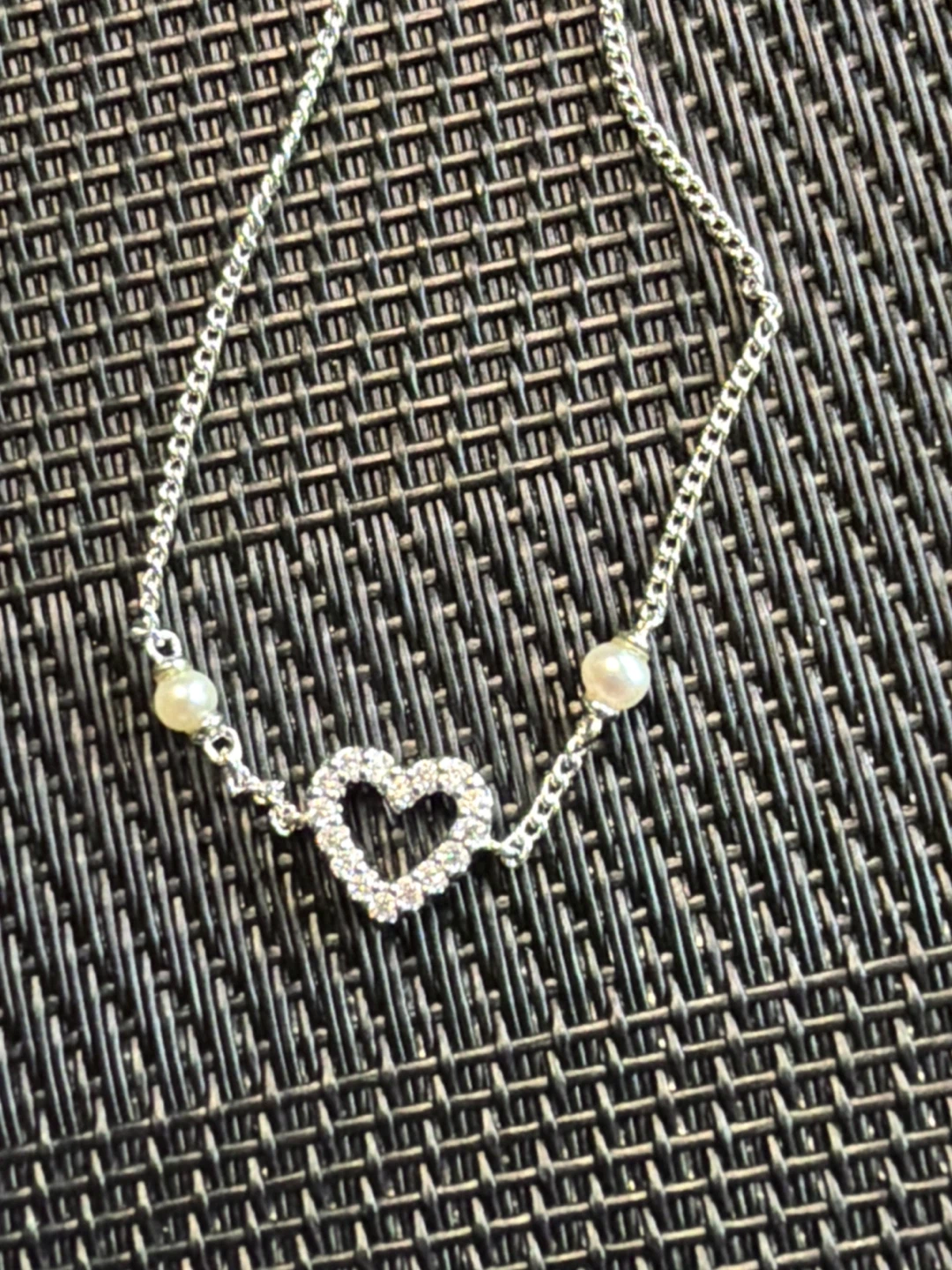 Michael Kors Heart & Pearl Bolo Bracelet Silver Tone - photo 2