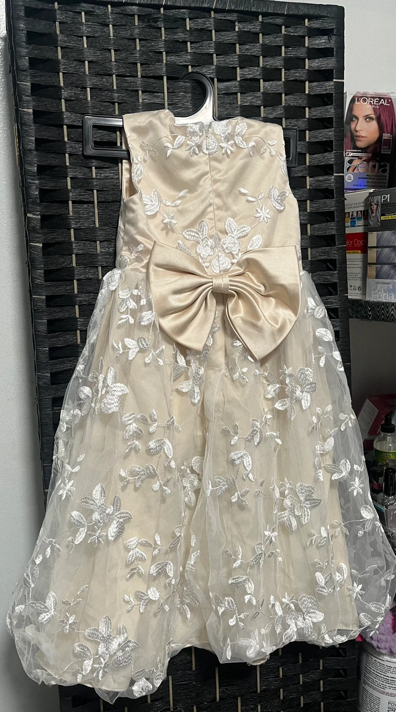 Girls Formal Dress with Bow - photo 2