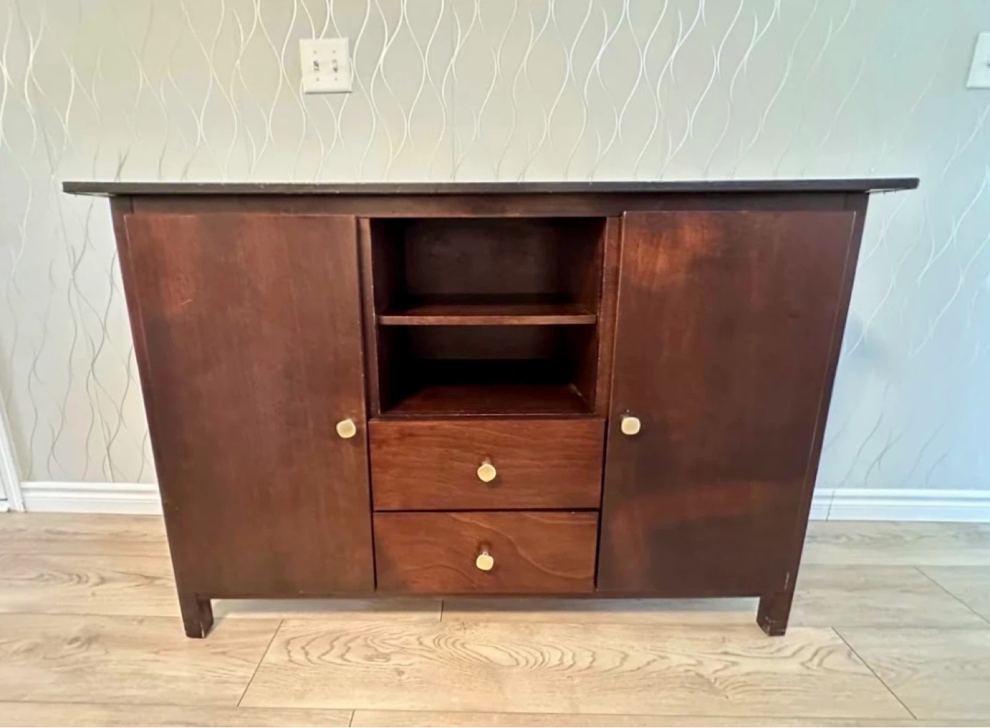 Dark Wood Cabinet