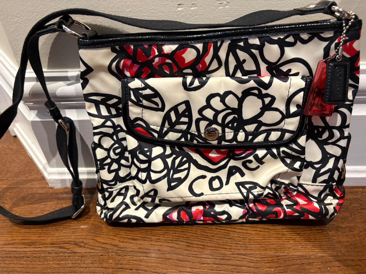 Coach Crossbody Bag with Floral Pattern