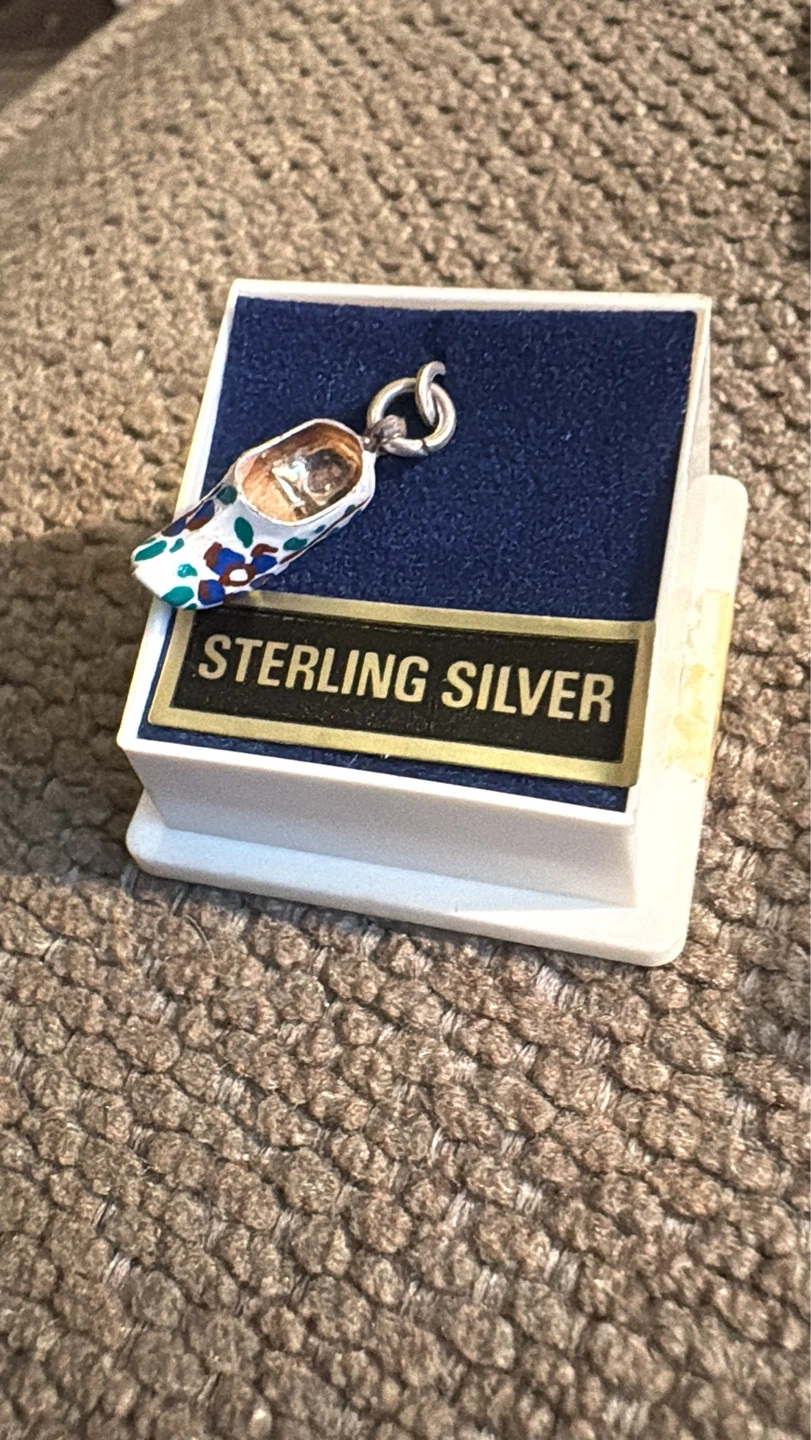 Sterling Silver Shoe Charm