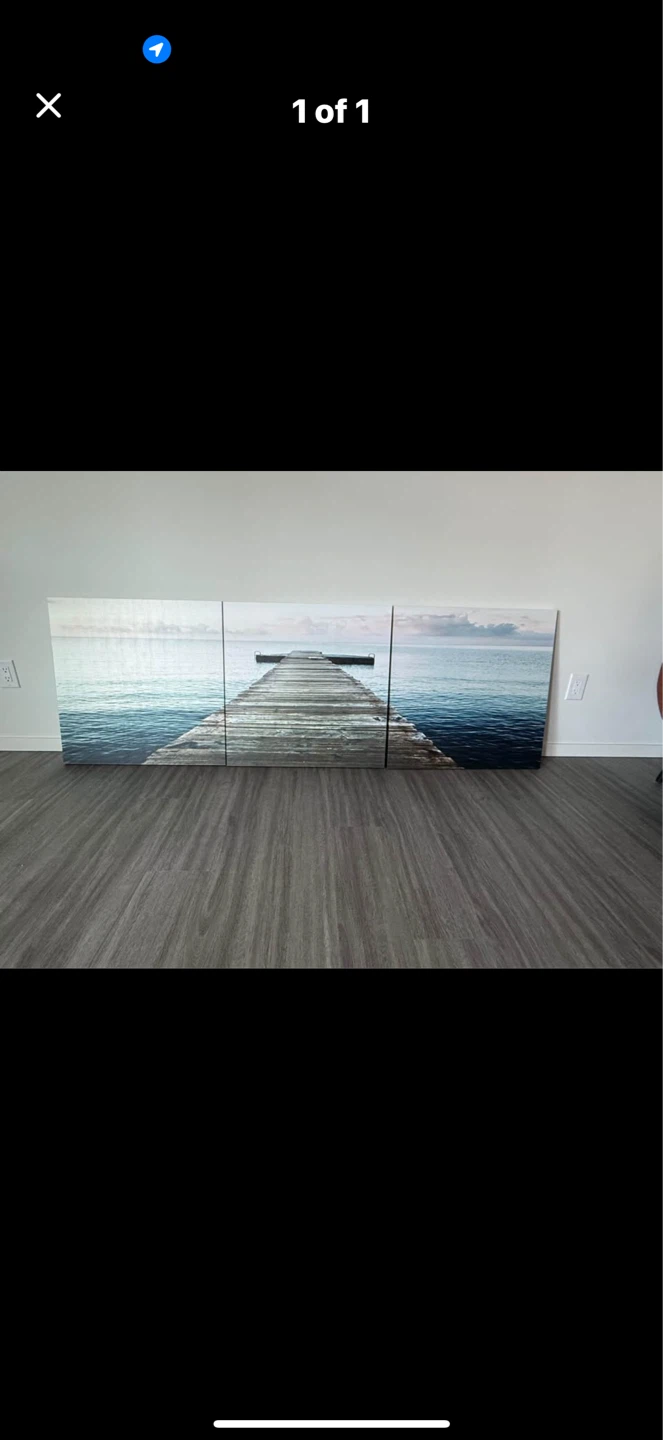 3 picture set. 27x27