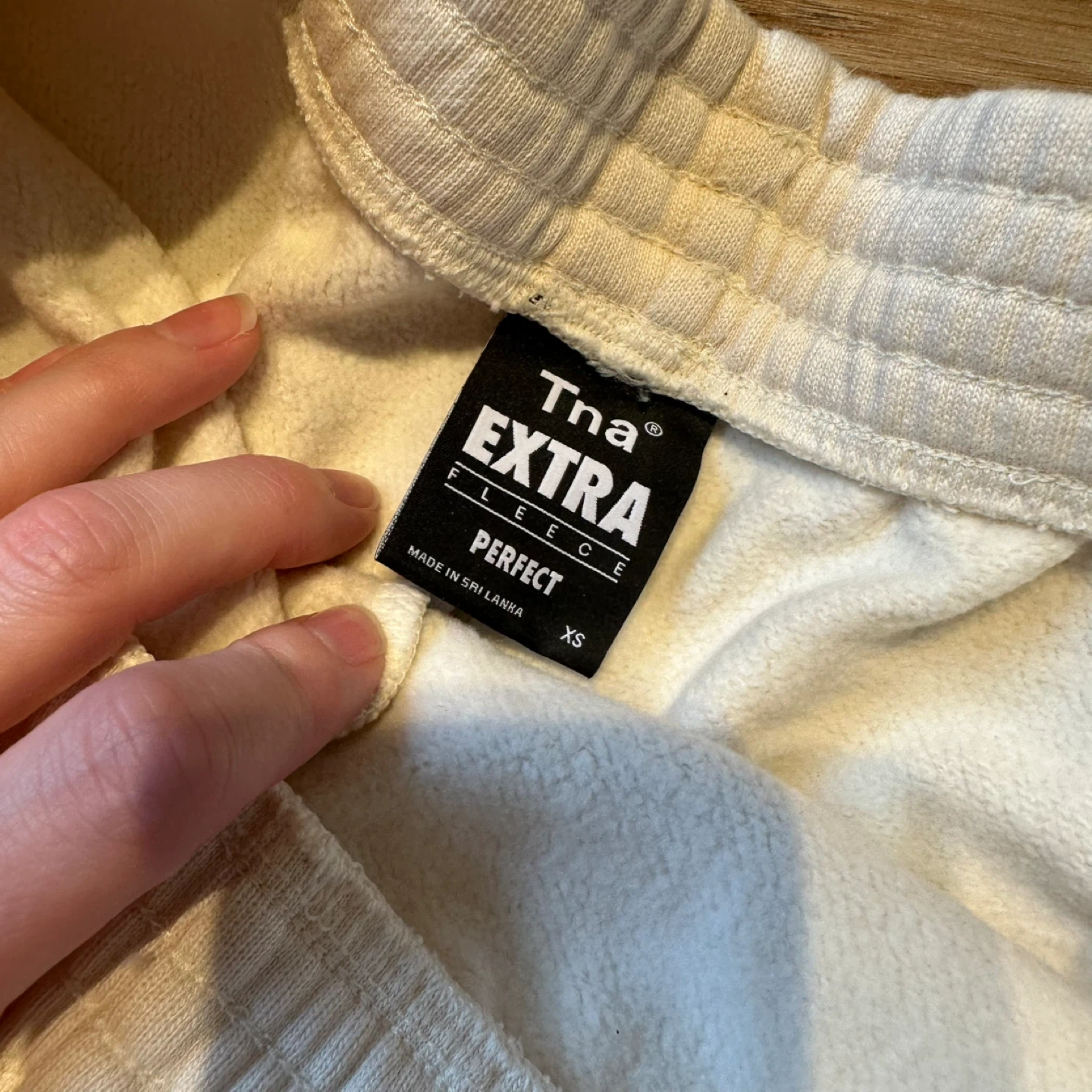 Tna Extra Perfect Fleece Shorts Cream XS - photo 5