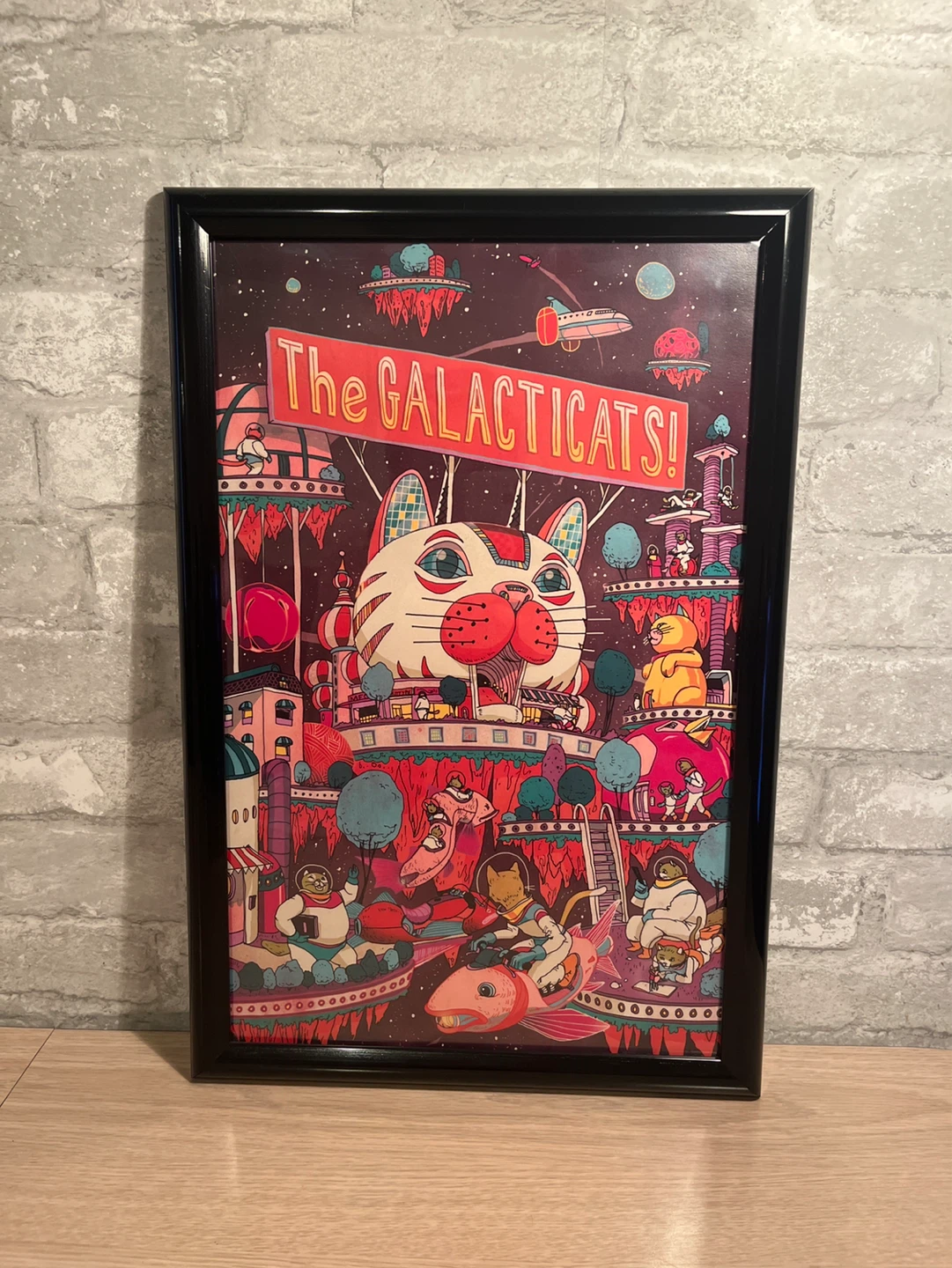 The GALACTICATS! Framed Art Print - photo 2